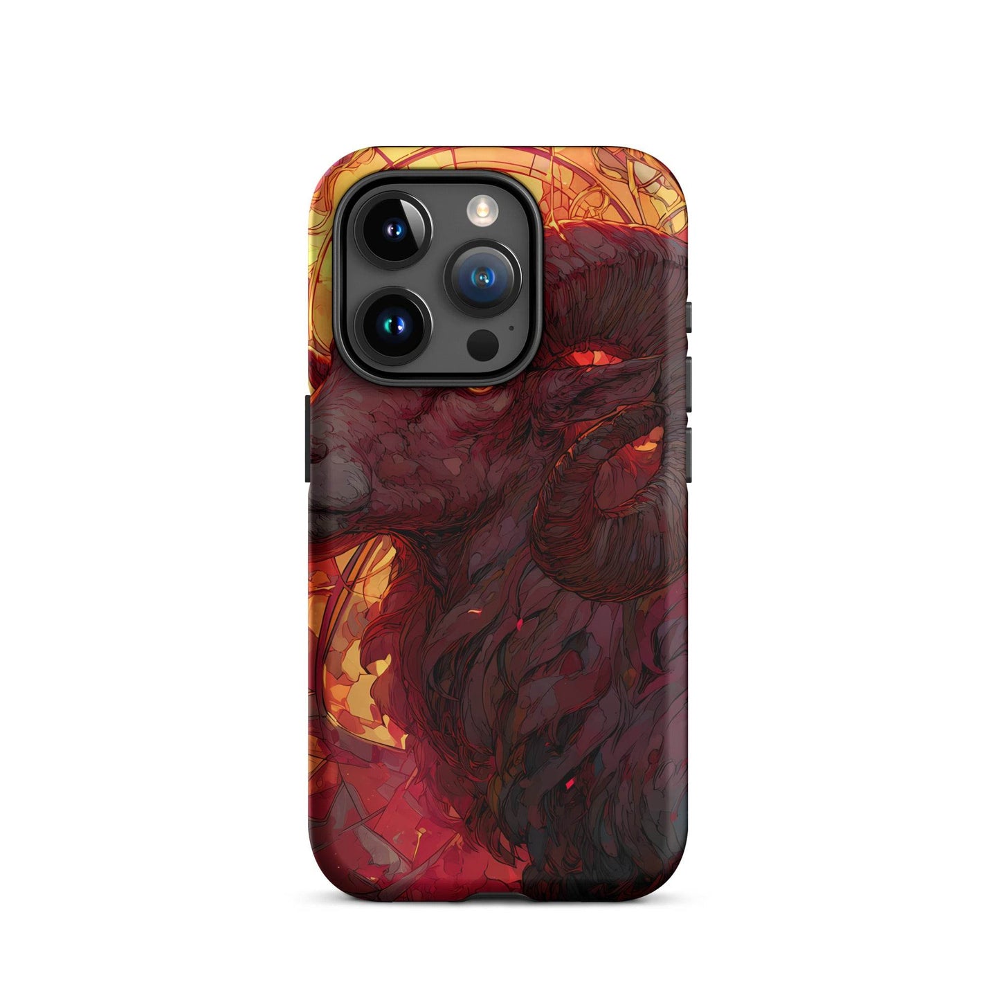 Aries Zodiac Sign Fan Art Tough Case for iPhone® - Chromavolt