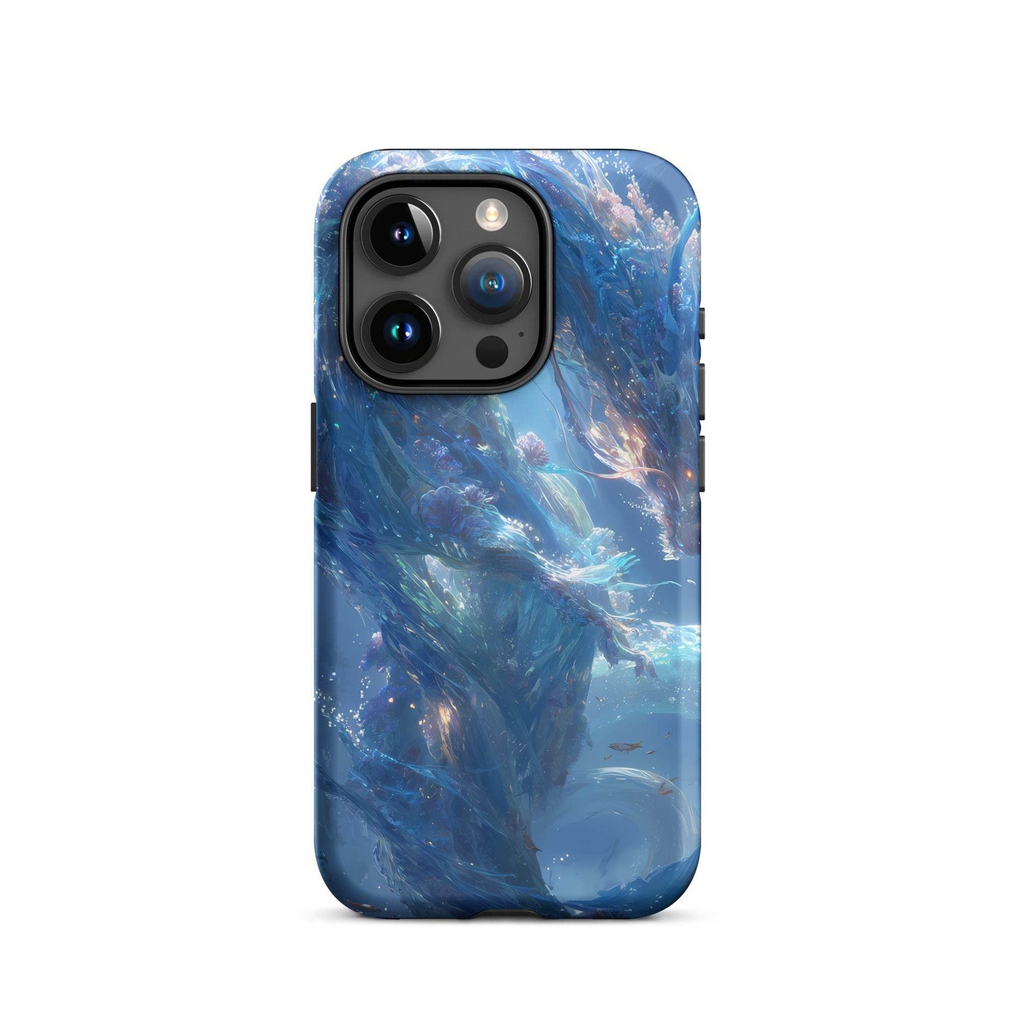 Water Dragon: The Serpent of Serenity Tough Case for iPhone® - Chromavolt