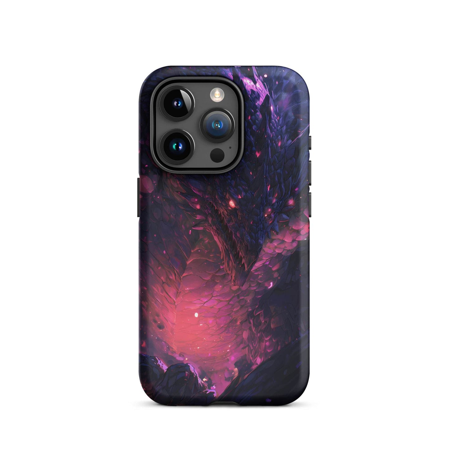 Darkness Dragon: The Void Warden Tough Case for iPhone® - Chromavolt
