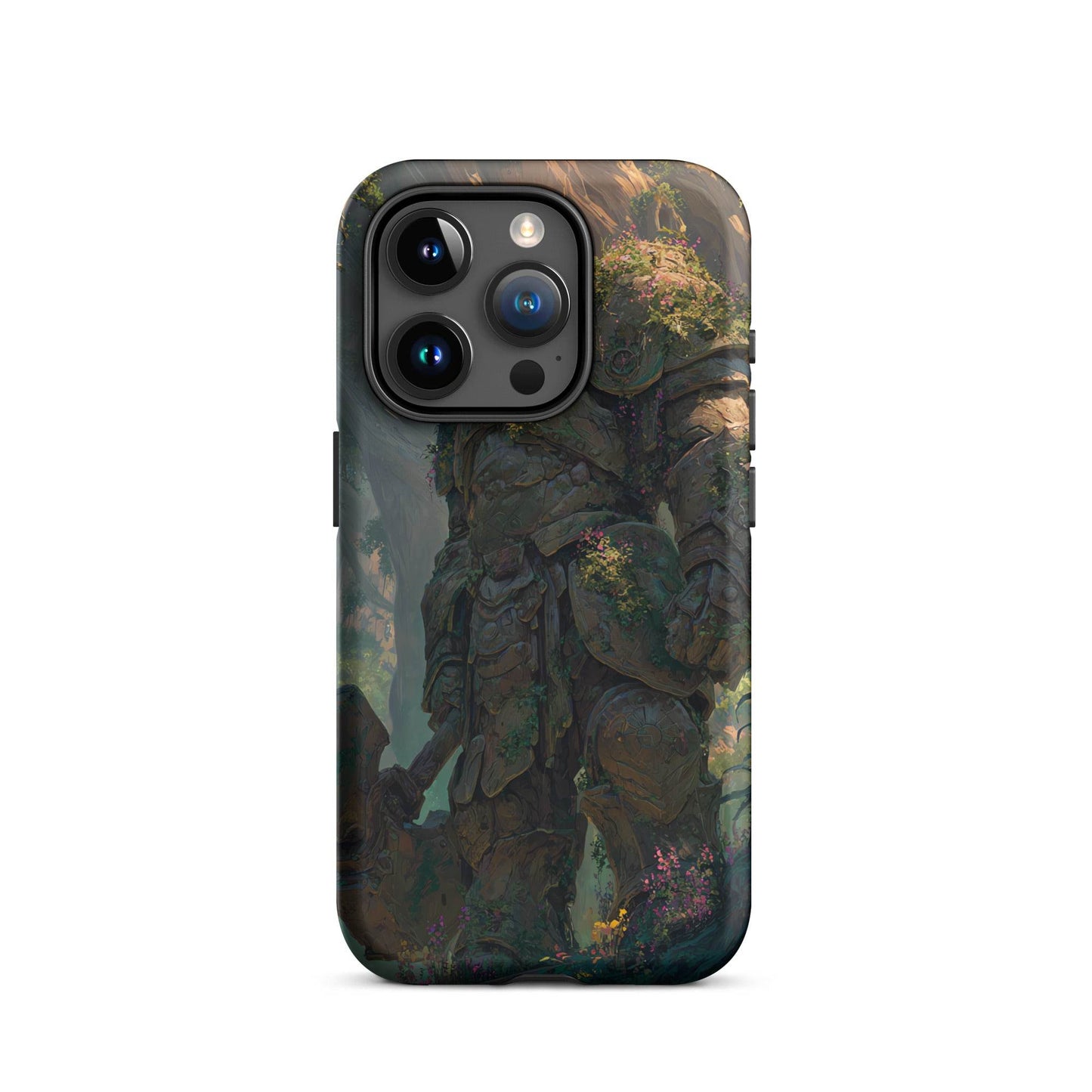 Earth Elemental Knight, Original Anime Art Tough Case for iPhone® - Chromavolt