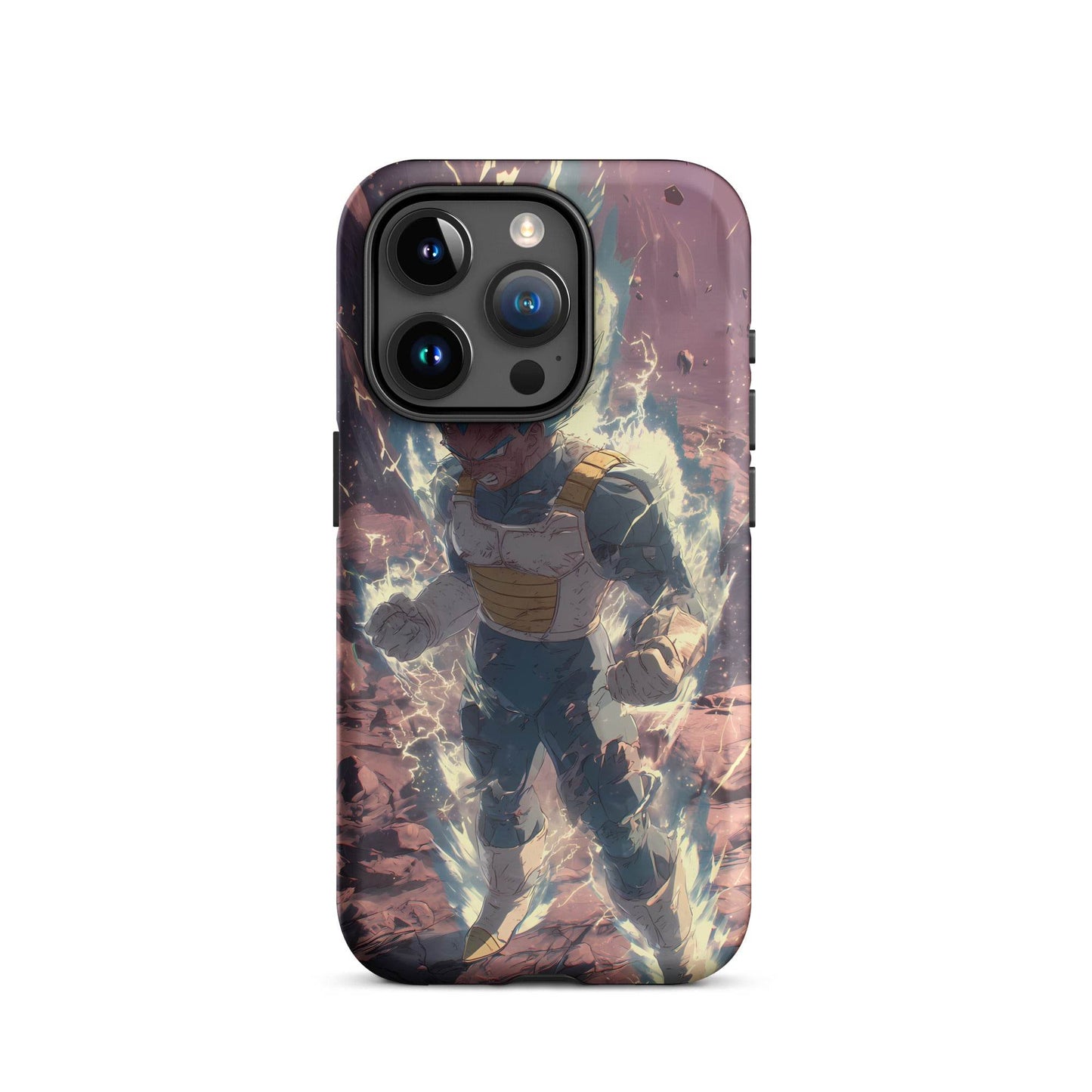 Super Saiyan Blue Vegeta, Dragon Ball Super Anime Fan Art Tough Case for iPhone® - Chromavolt
