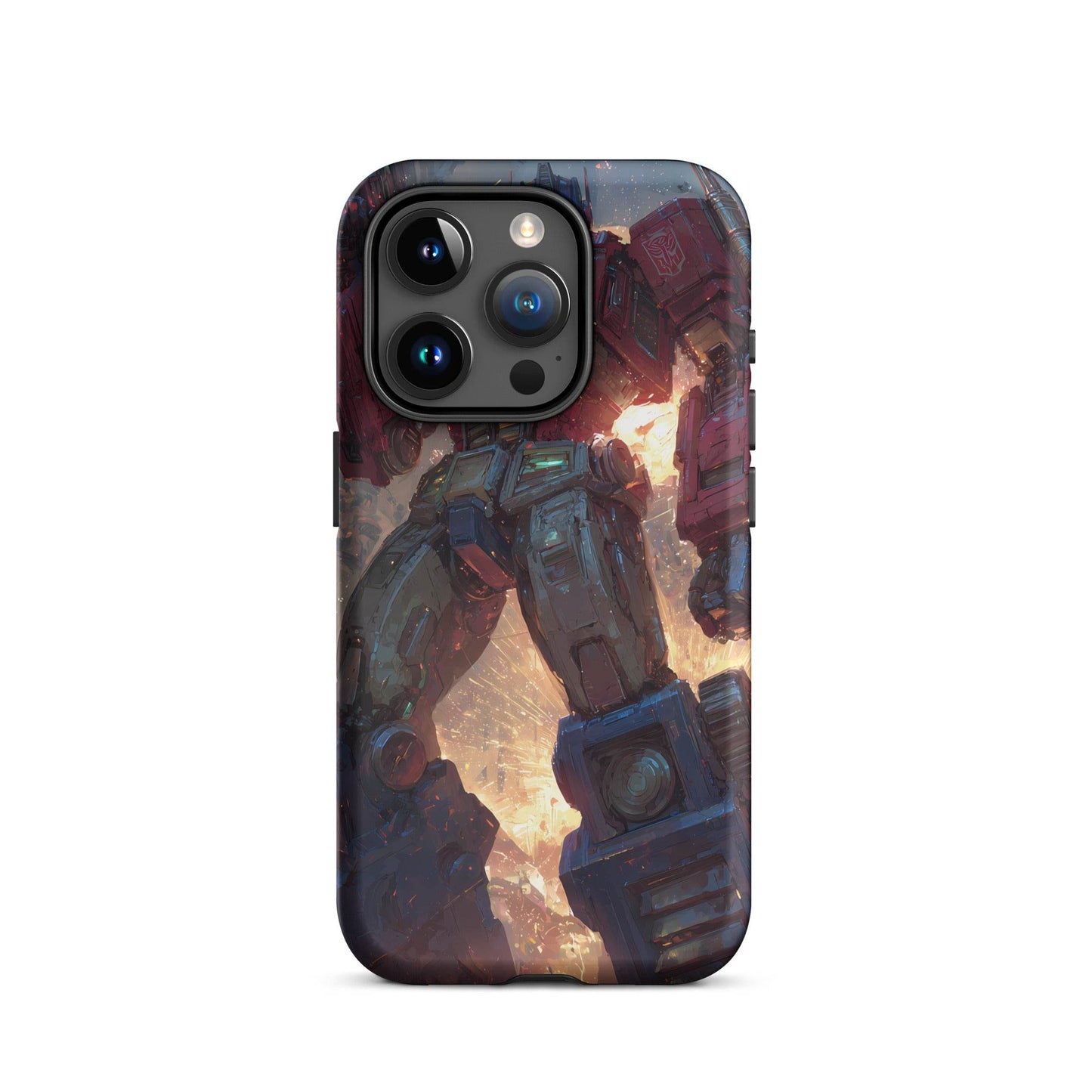 Optimus Prime Transformers Anime Fan Art Tough Case for iPhone® - Chromavolt
