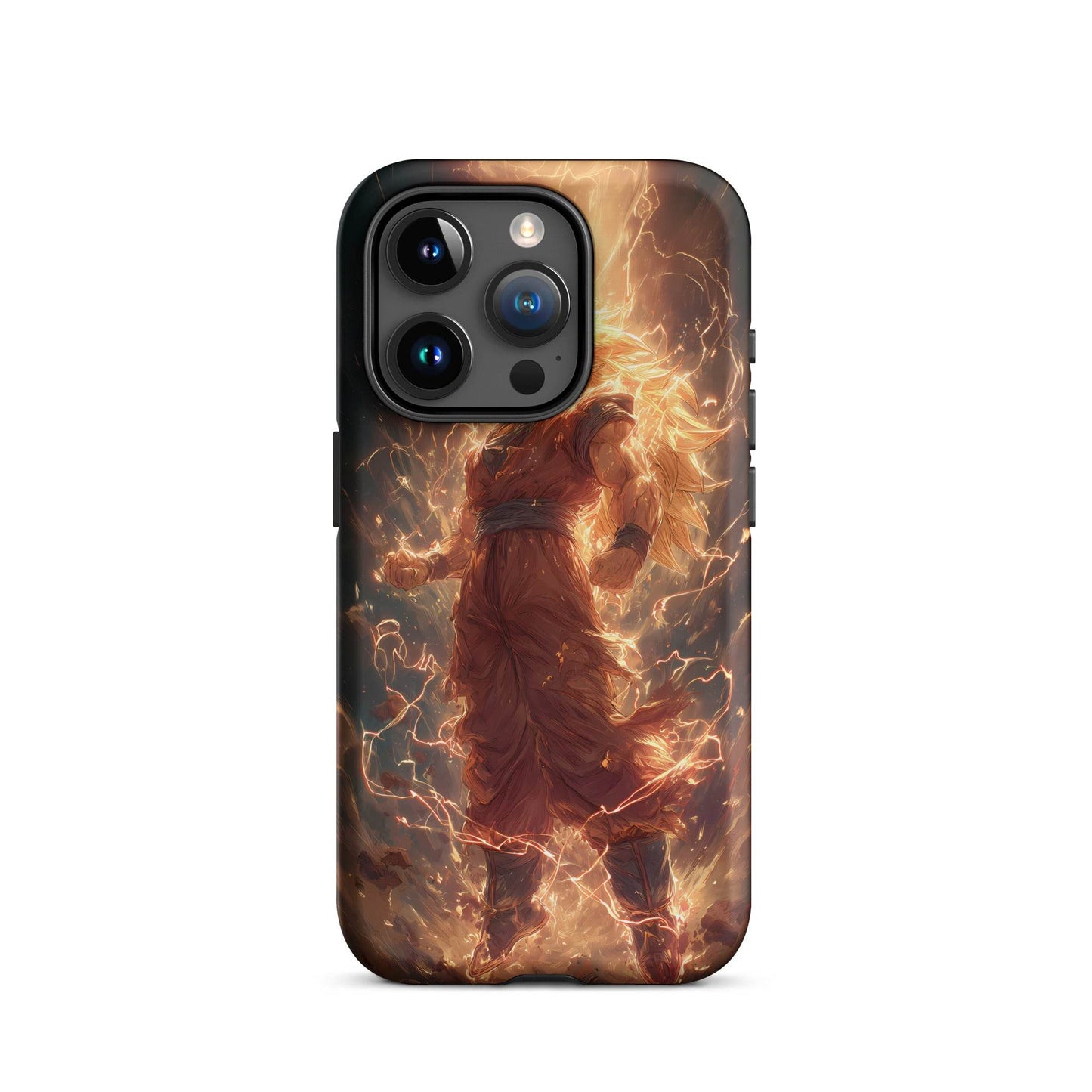 Super Saiyan 3 Goku, Dragon Ball Z Anime Fan Art Tough Case for iPhone® - Chromavolt
