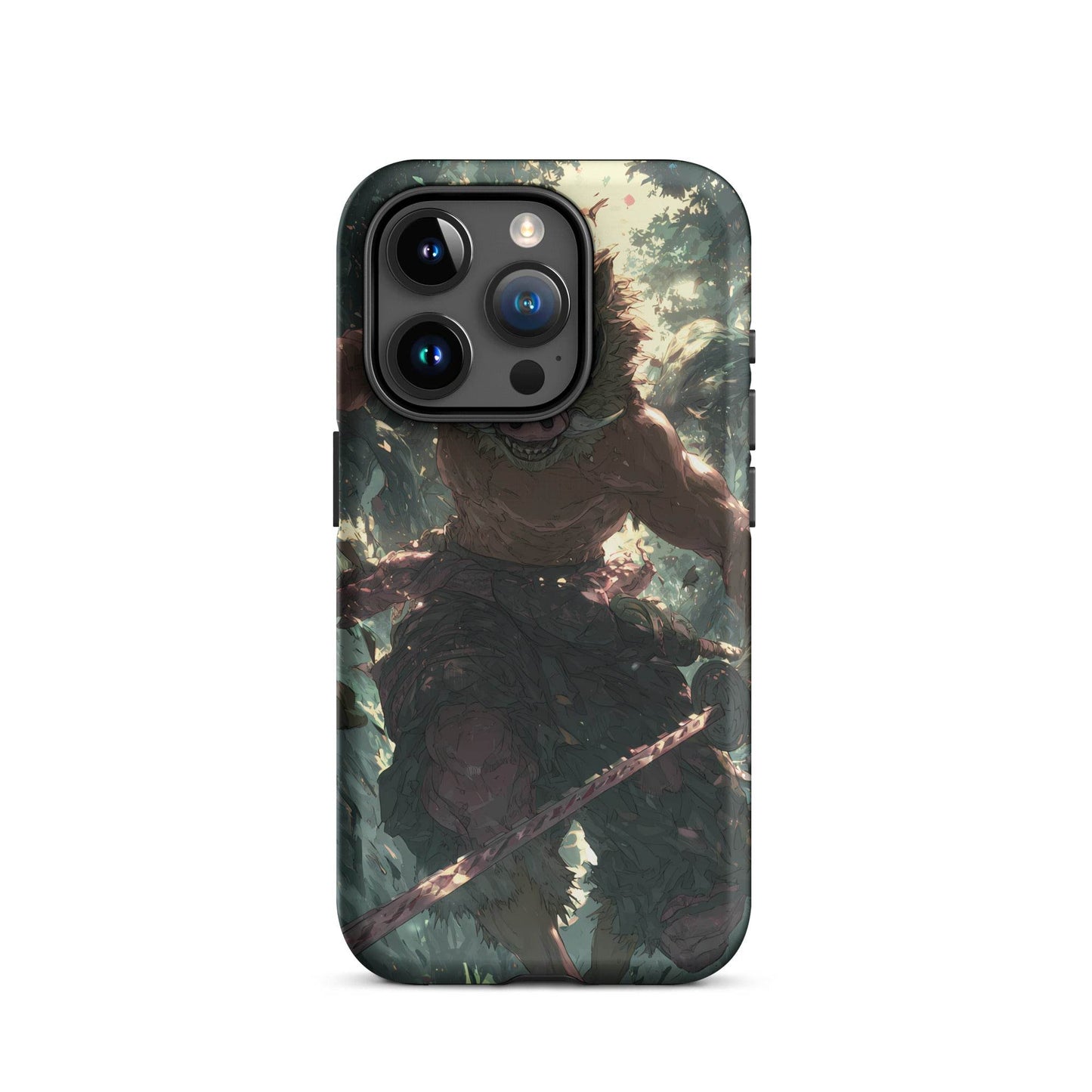 Inosuke Hashibira Demon Slayer Anime Fan Art Tough Case for iPhone® - Chromavolt