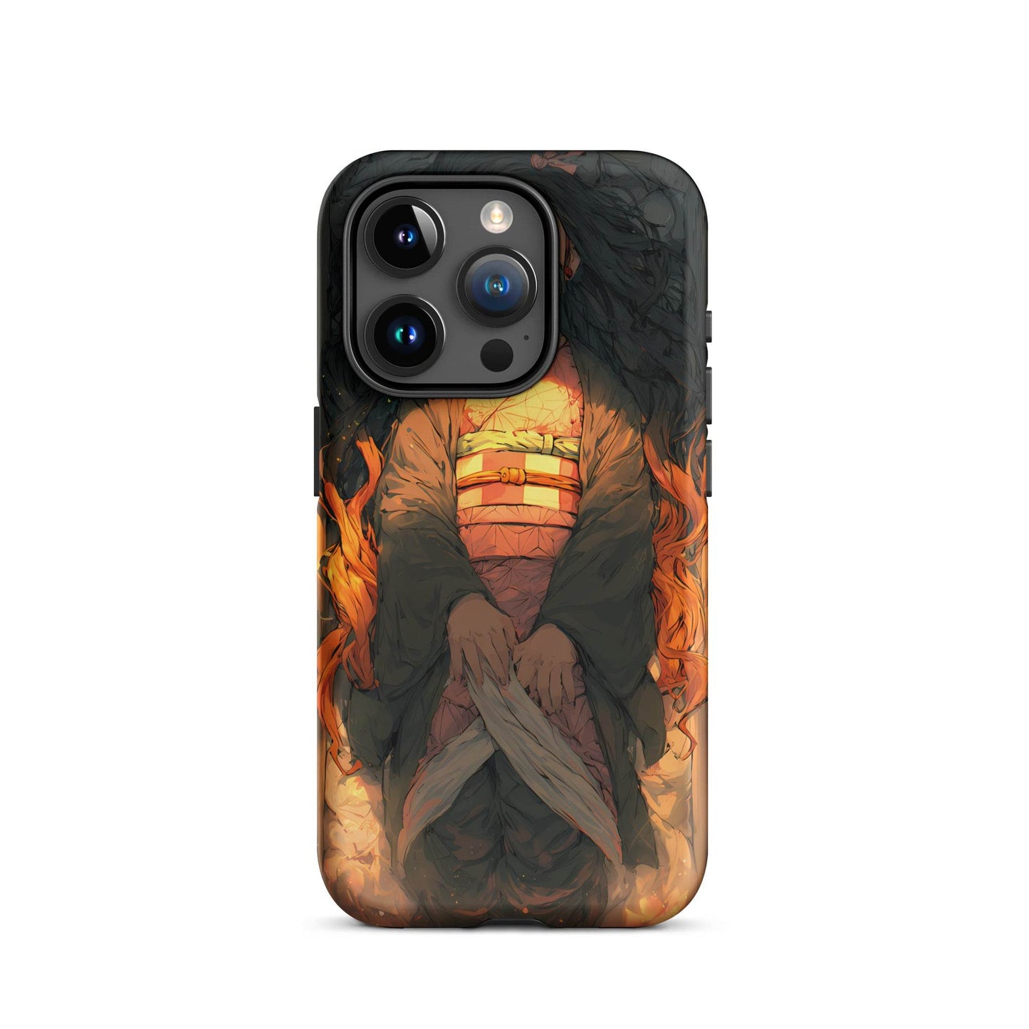 Sleeping Nezuko, Demon Slayer Anime Tough Case for iPhone® - Chromavolt