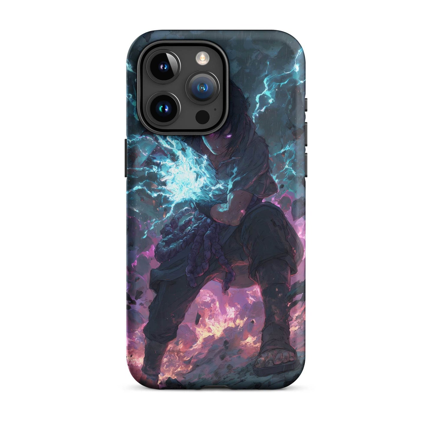Sasuke Uchiha Chidori, Naruto Shippuden Tough Case for iPhone® - Chromavolt