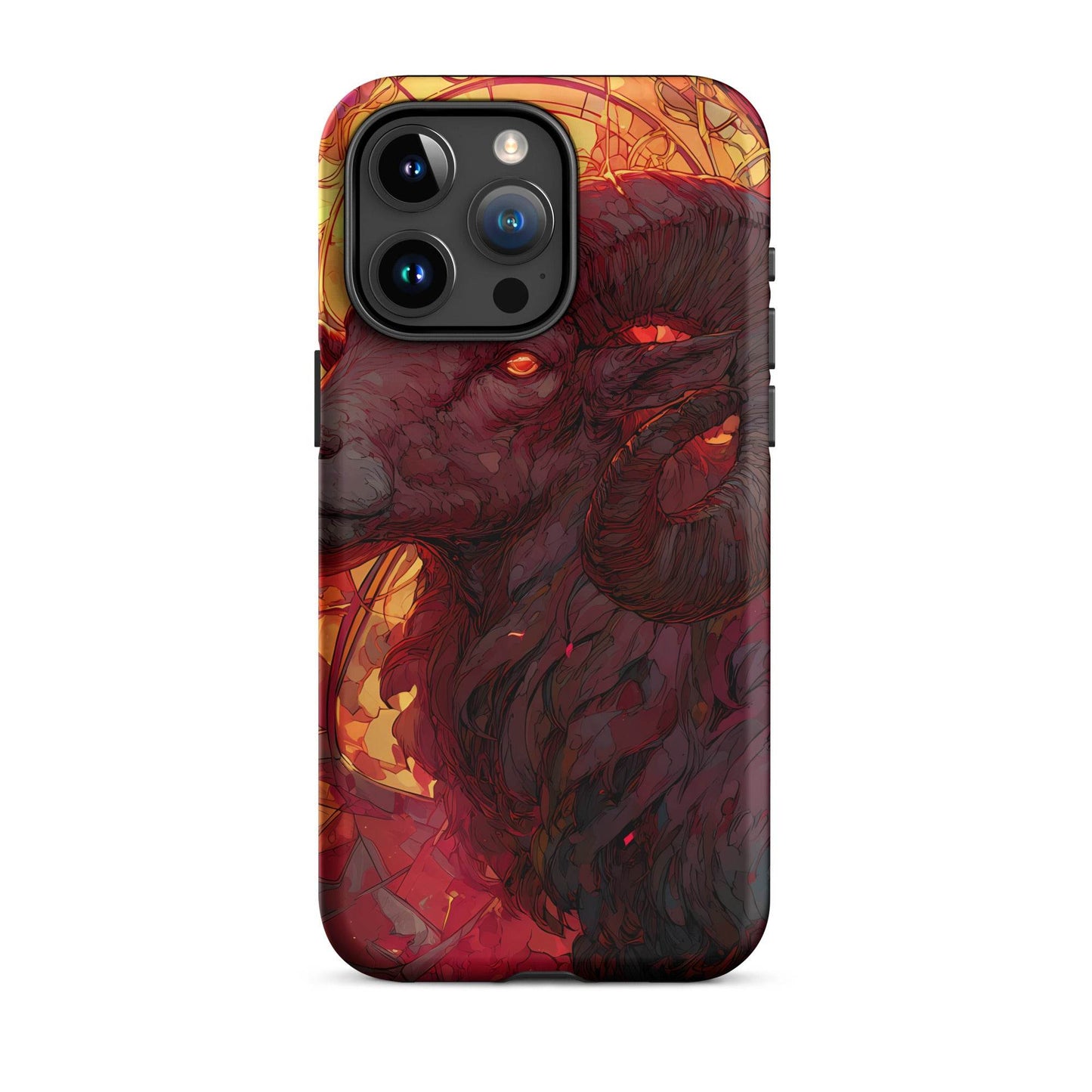 Aries Zodiac Sign Fan Art Tough Case for iPhone® - Chromavolt