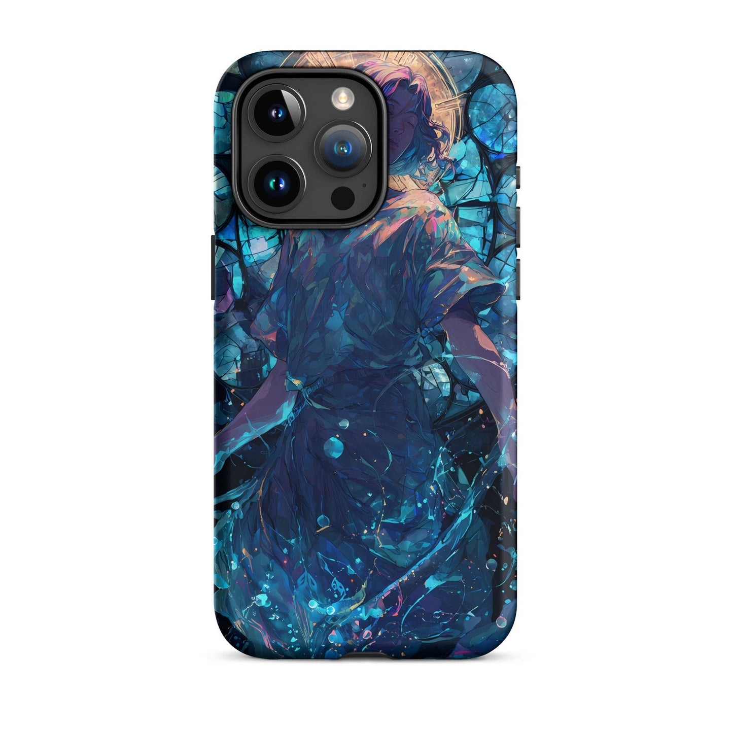 Aquarius Zodiac Sign Fan Art Tough Case for iPhone® - Chromavolt