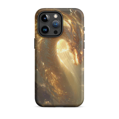 Light Dragon: The Celestial Flame Tough Case for iPhone® - Chromavolt