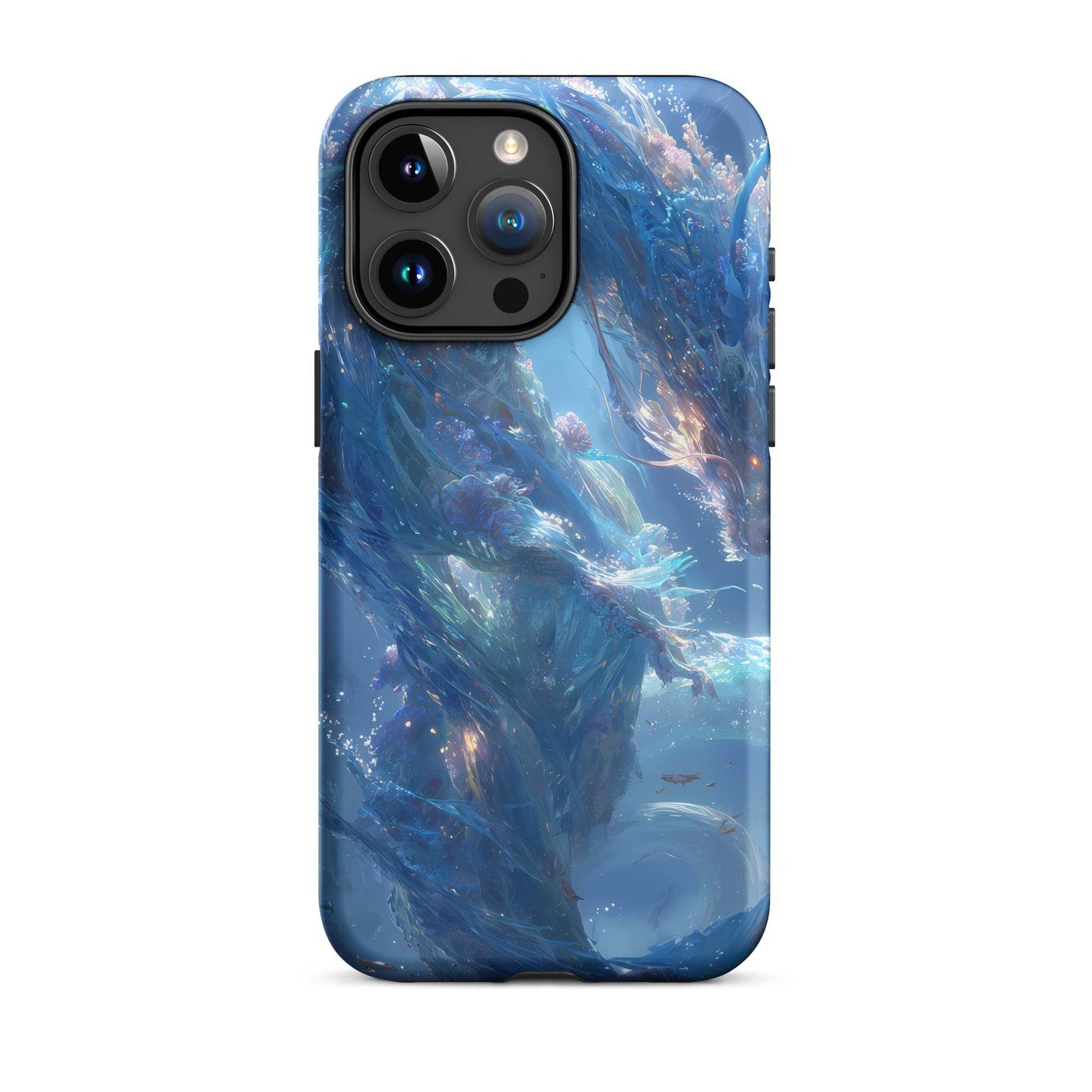Water Dragon: The Serpent of Serenity Tough Case for iPhone® - Chromavolt