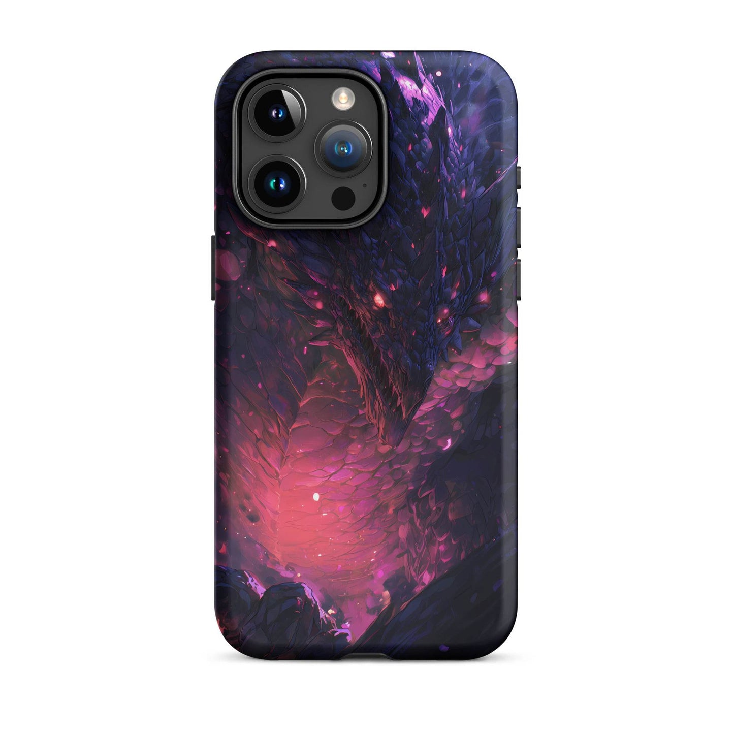 Darkness Dragon: The Void Warden Tough Case for iPhone® - Chromavolt