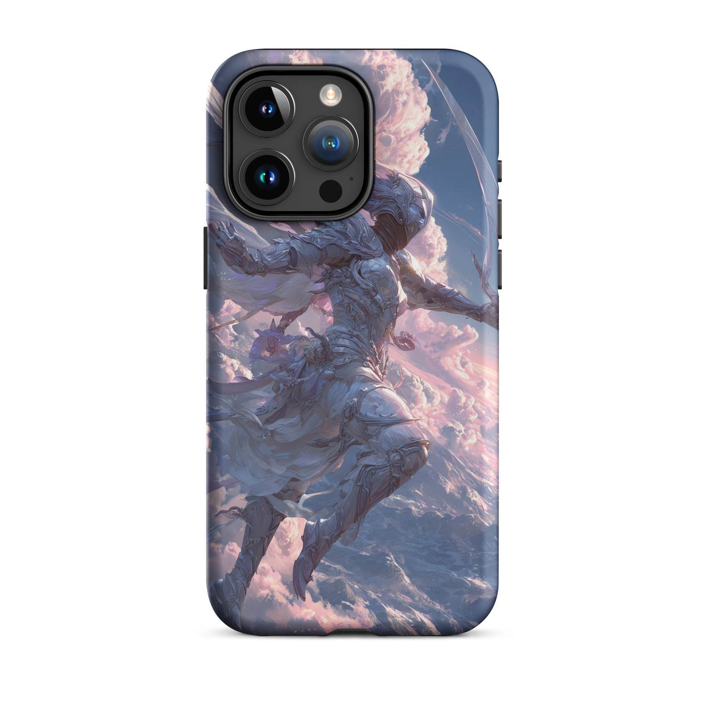 Wind Elemental Knight, Original Anime Art Tough Case for iPhone® - Chromavolt