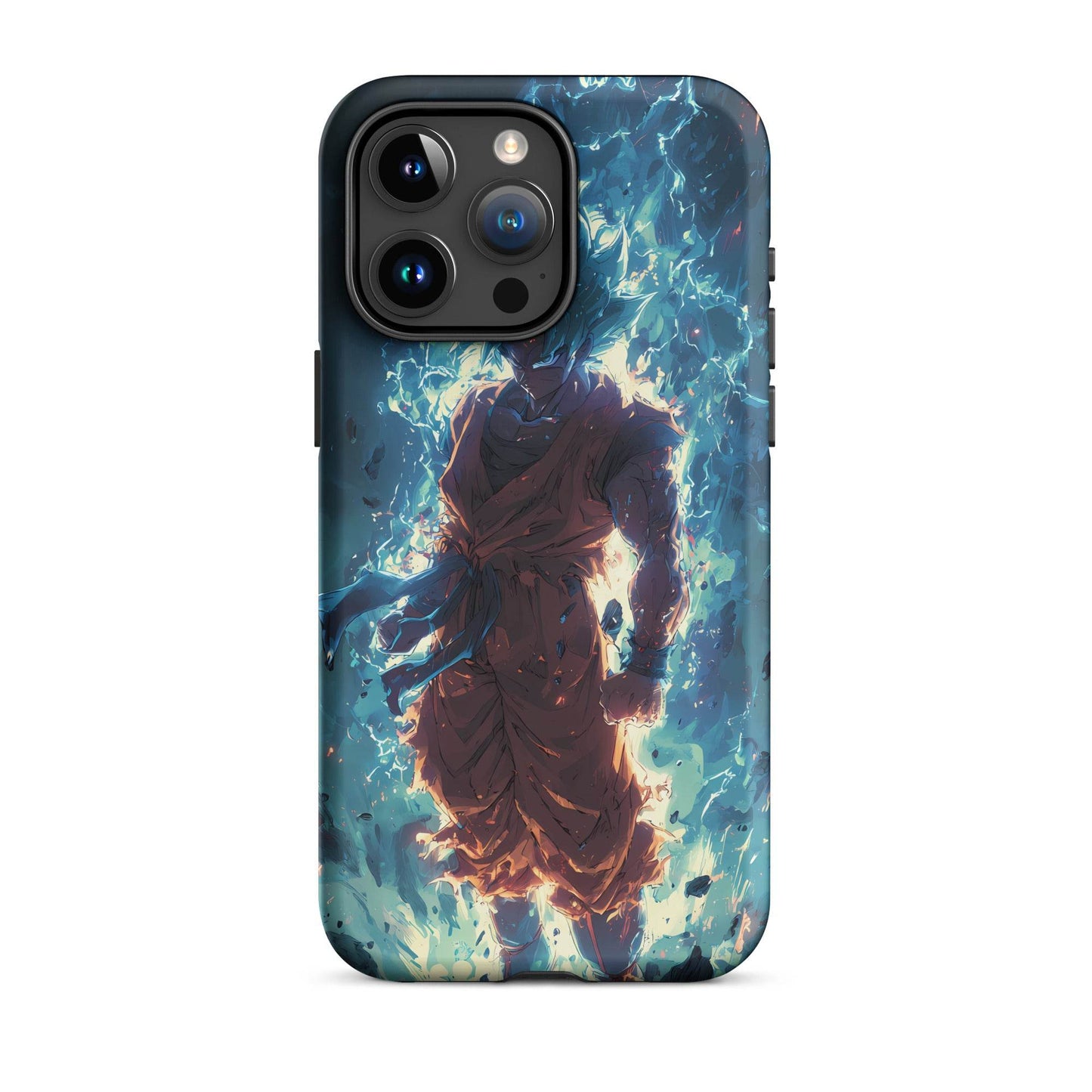 Super Saiyan Blue Goku, Dragon Ball Super Anime Fan Art Tough Case for iPhone® - Chromavolt