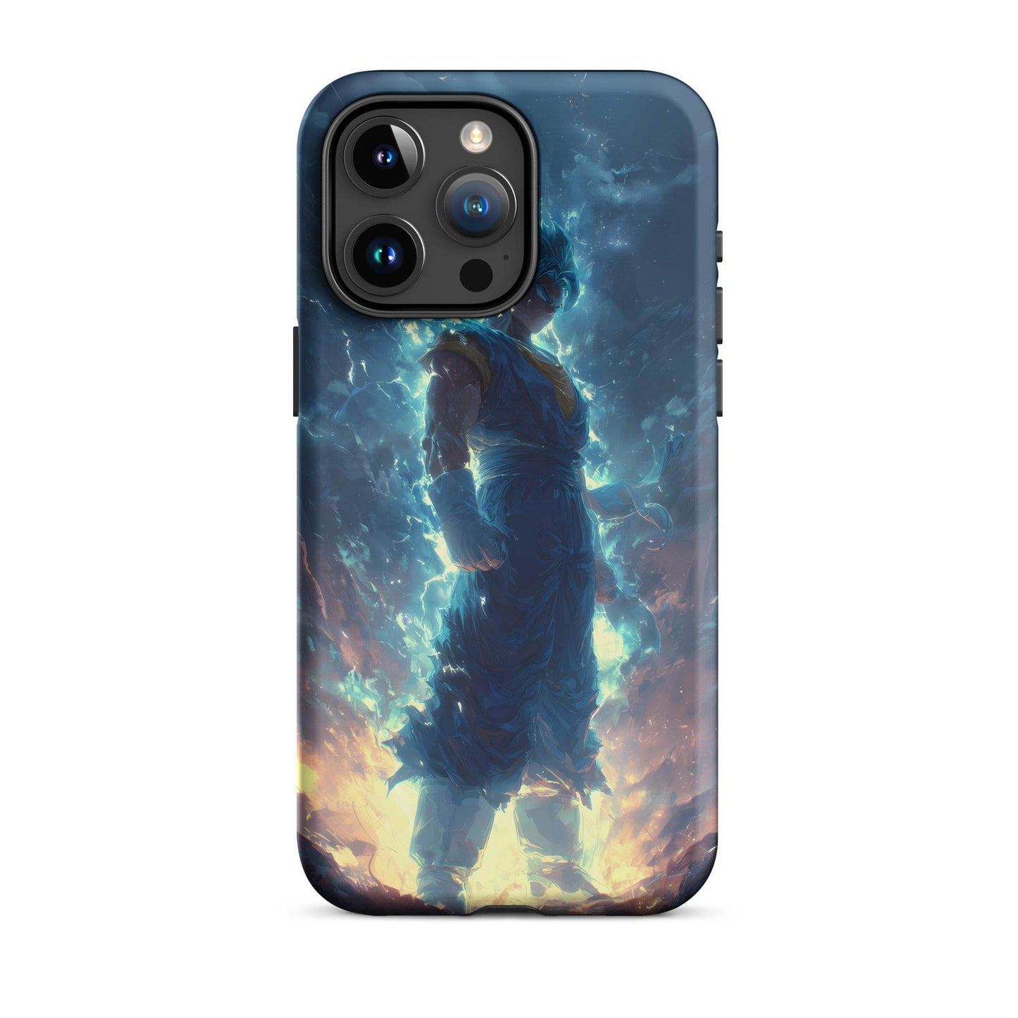 Super Saiyan Blue Vegito, Dragon Ball Super Anime Fan Art Tough Case for iPhone® - Chromavolt
