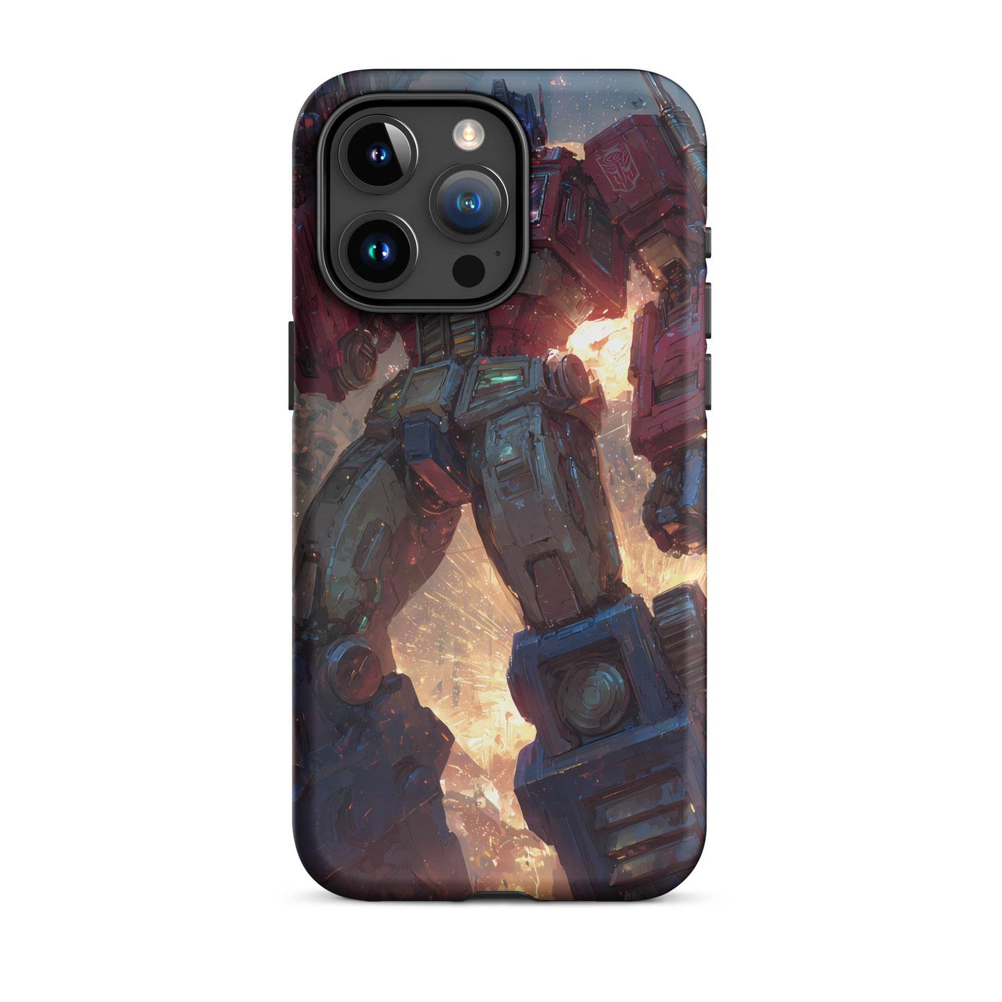 Optimus Prime Transformers Anime Fan Art Tough Case for iPhone® - Chromavolt