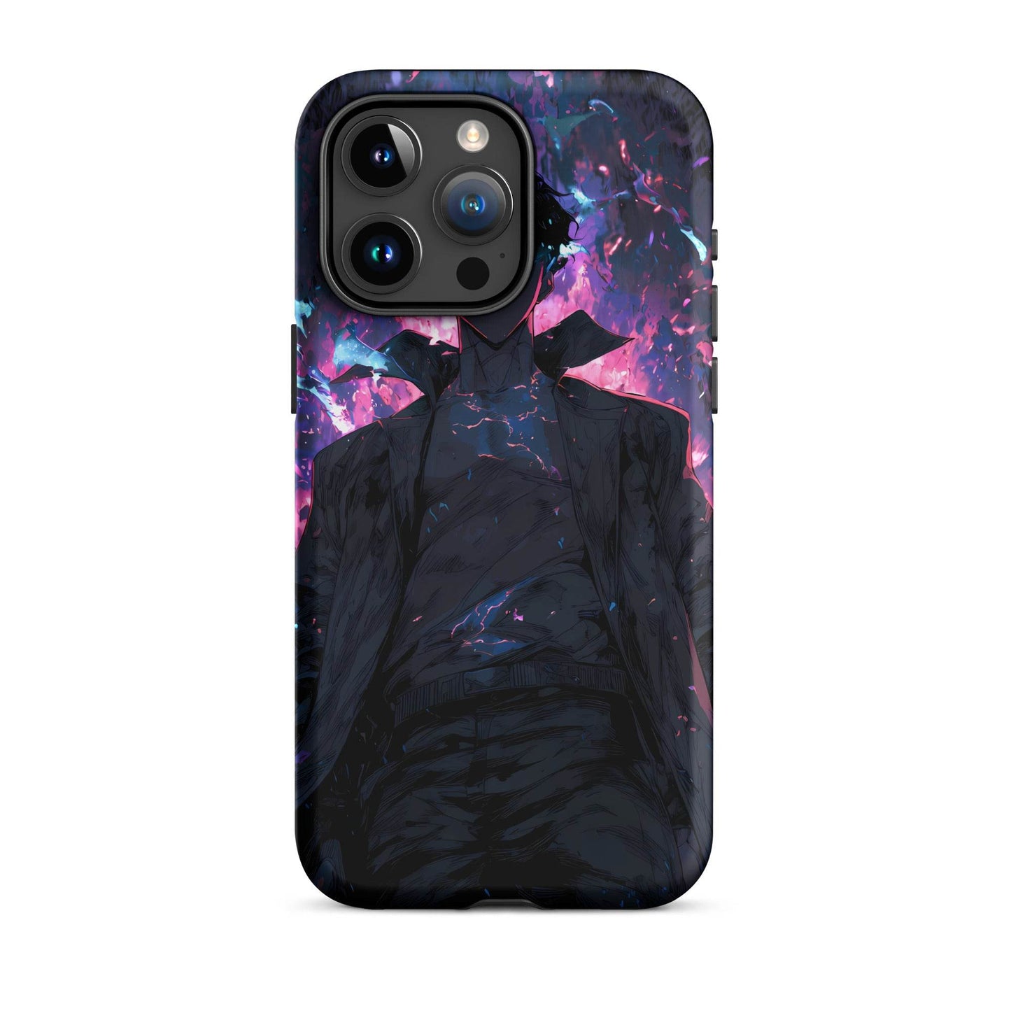 Solo Leveling Sung Jin Woo Anime Fan Art Tough Case for iPhone® - Chromavolt