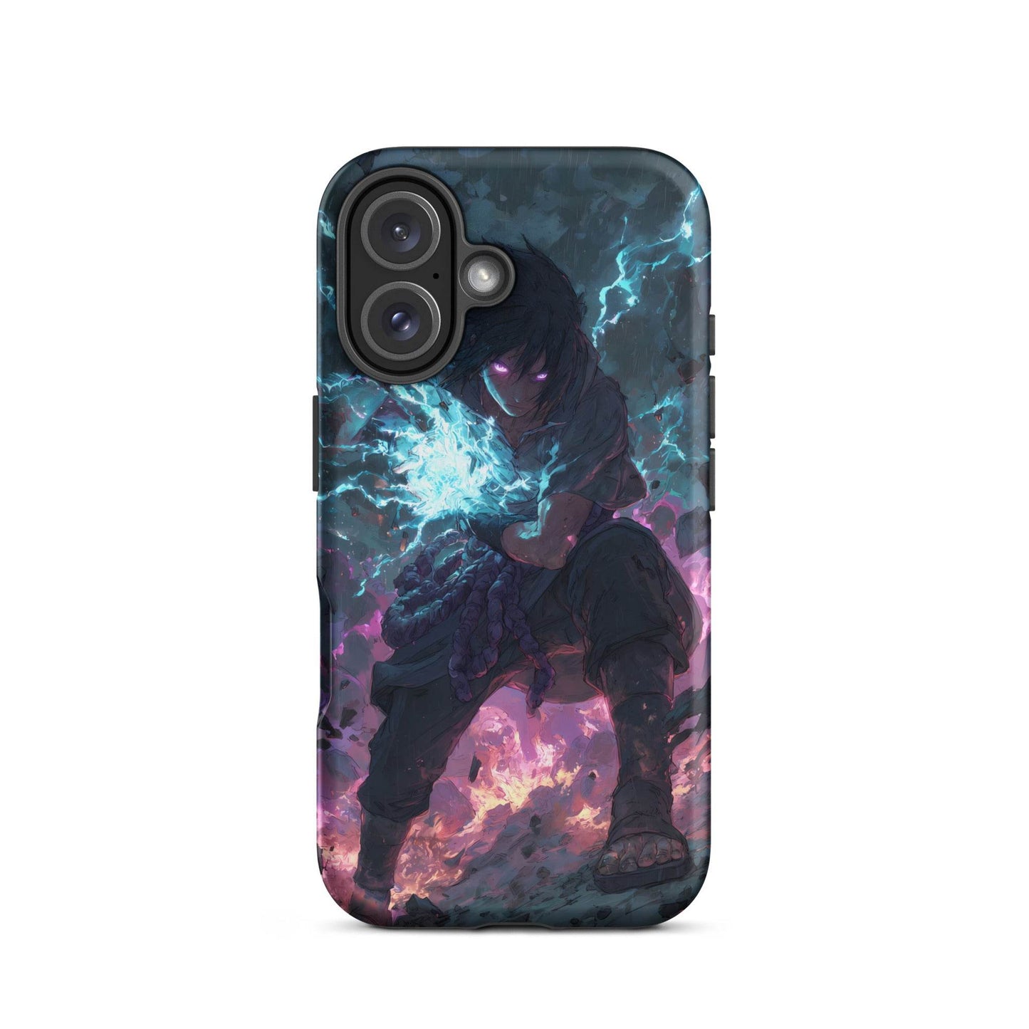 Sasuke Uchiha Chidori, Naruto Shippuden Tough Case for iPhone® - Chromavolt