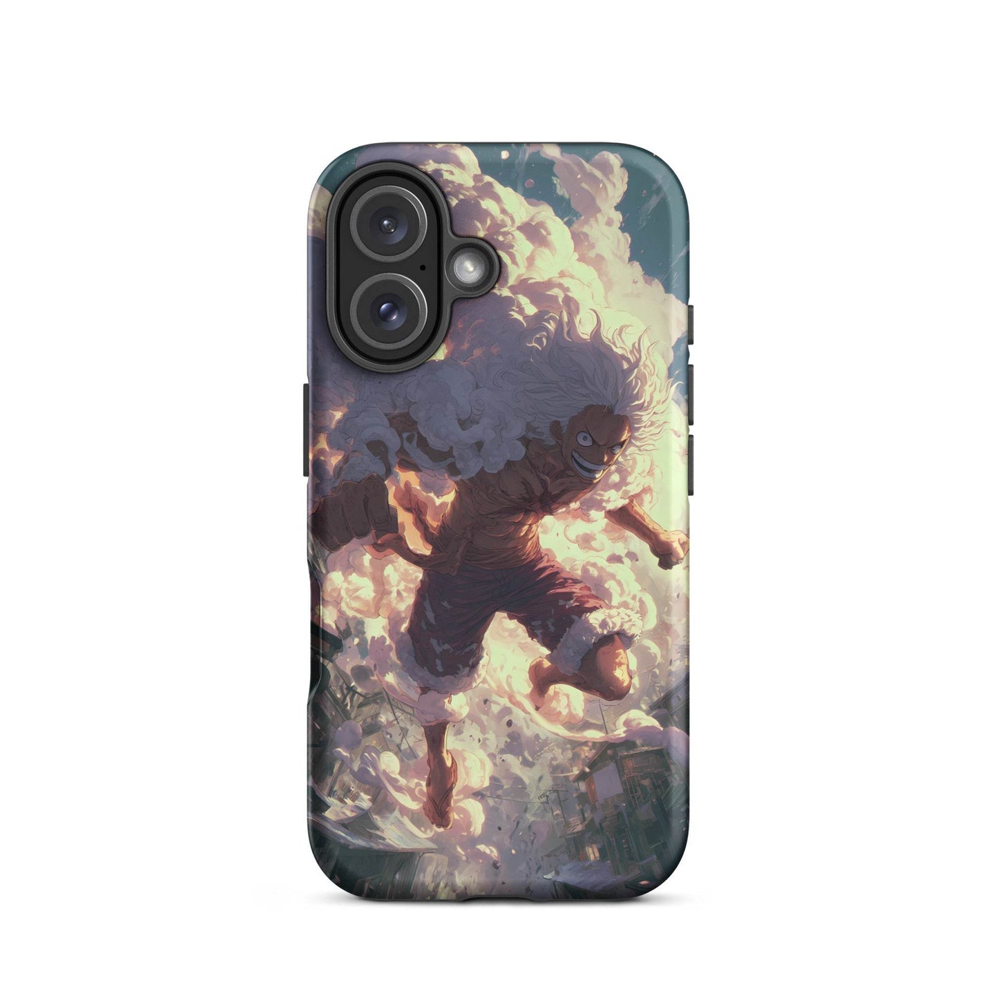 Monkey D Luffy Gear 5 Sun God Nika, One Piece Anime Tough Case for iPhone® - Chromavolt