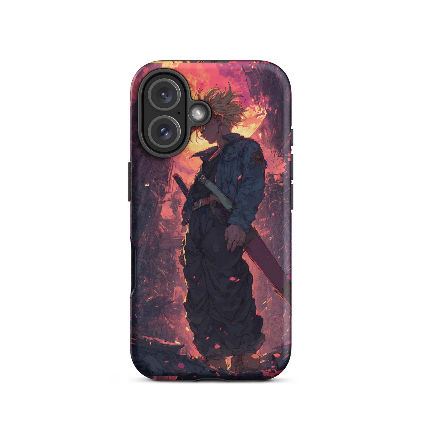 Super Saiyan Trunks Dragon Ball Z Tough Case for iPhone® - Chromavolt