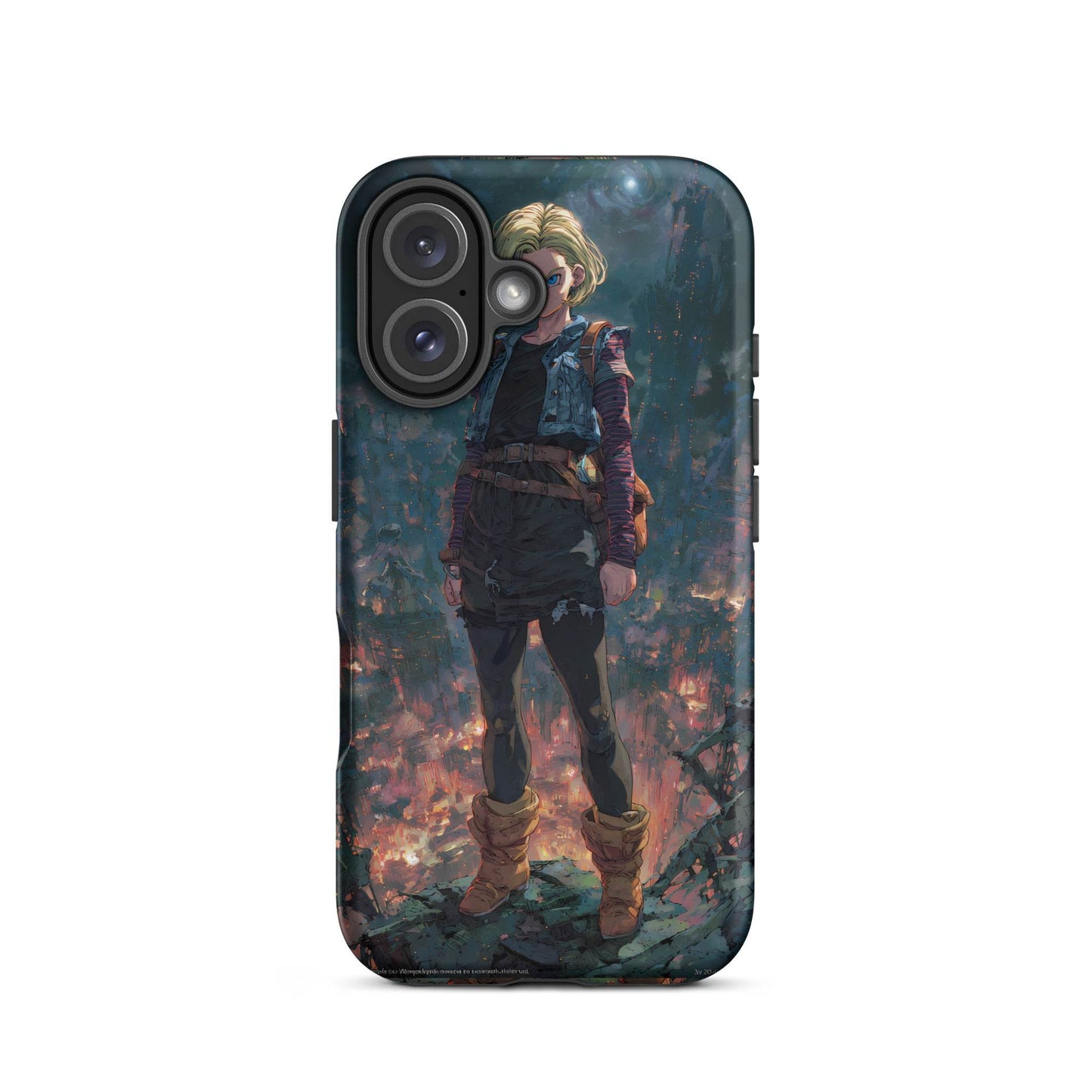 Android 18 Dragon Ball Z Anime Tough Case for iPhone® - Chromavolt