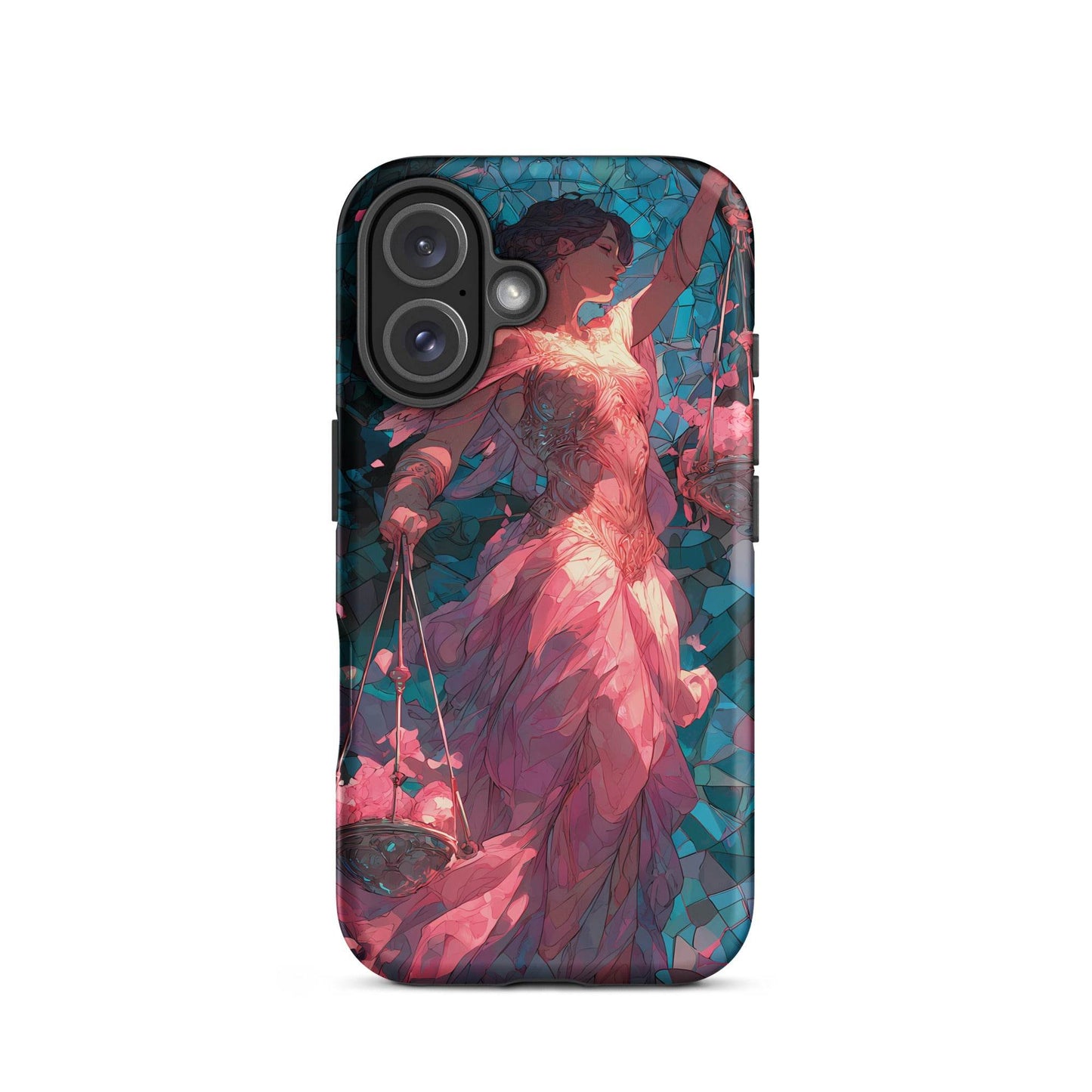 Libra Zodiac Sign Fan Art Tough Case for iPhone® - Chromavolt