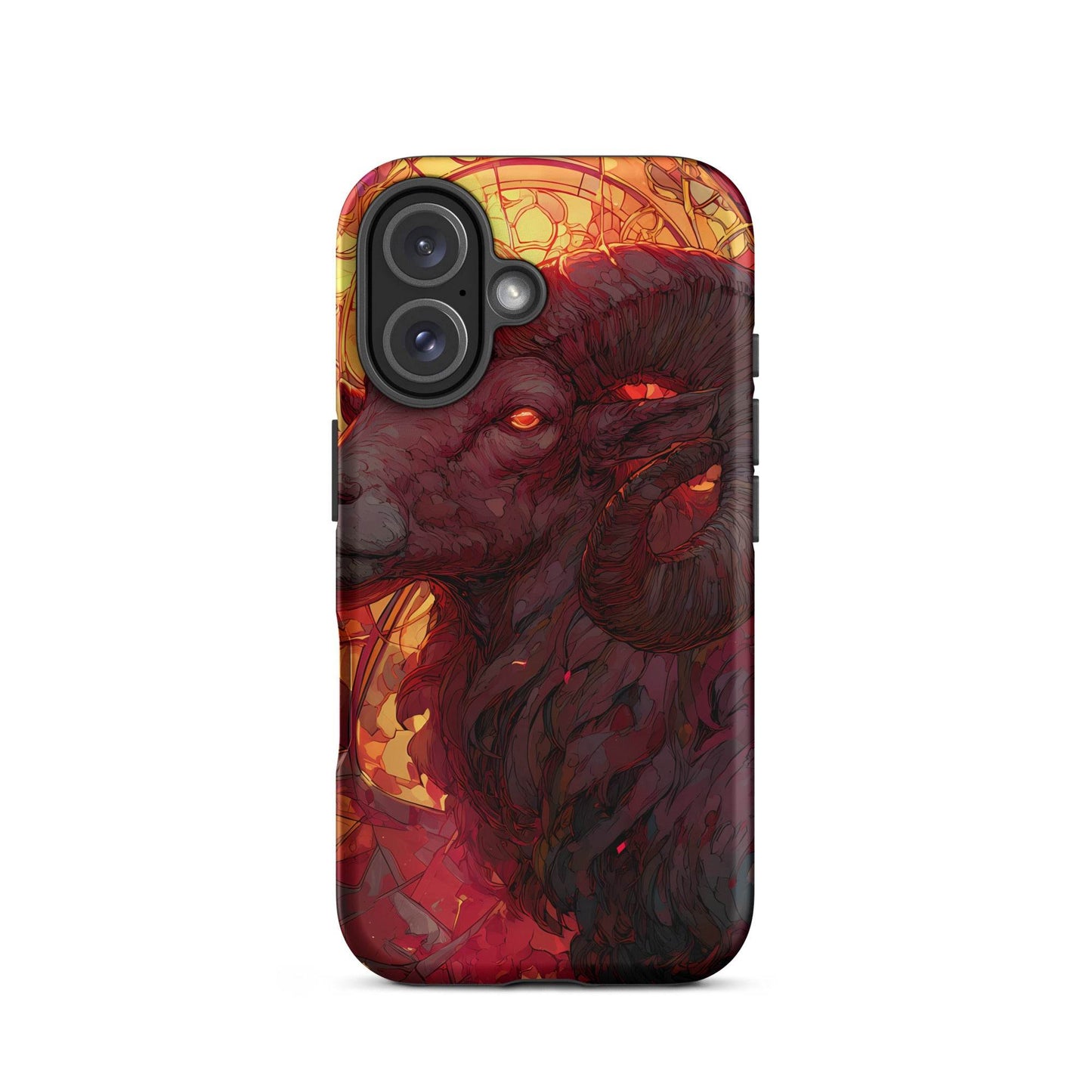Aries Zodiac Sign Fan Art Tough Case for iPhone® - Chromavolt