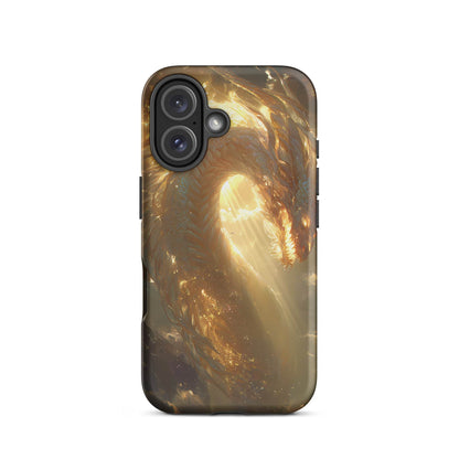 Light Dragon: The Celestial Flame Tough Case for iPhone® - Chromavolt