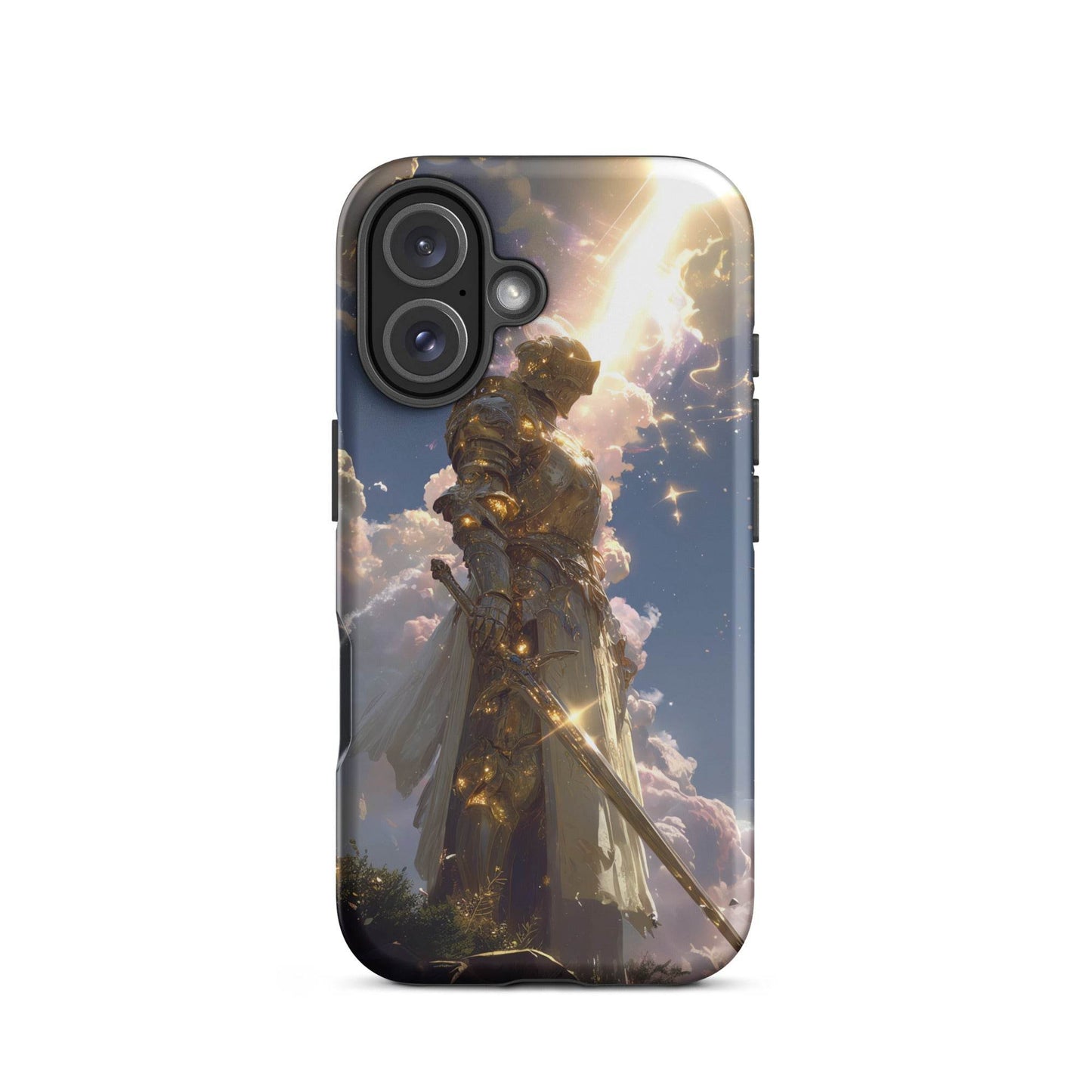 Light Elemental Knight, Original Anime Art Tough Case for iPhone® - Chromavolt