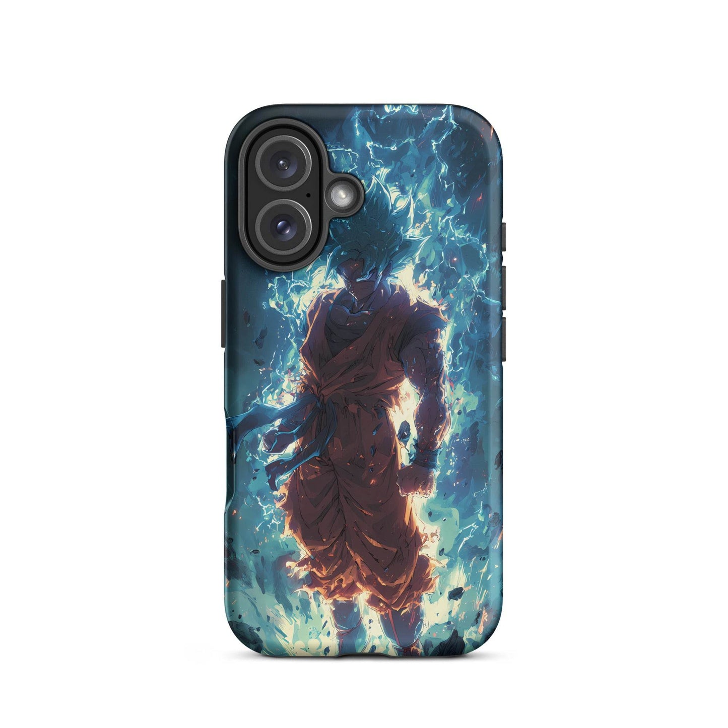Super Saiyan Blue Goku, Dragon Ball Super Anime Fan Art Tough Case for iPhone® - Chromavolt