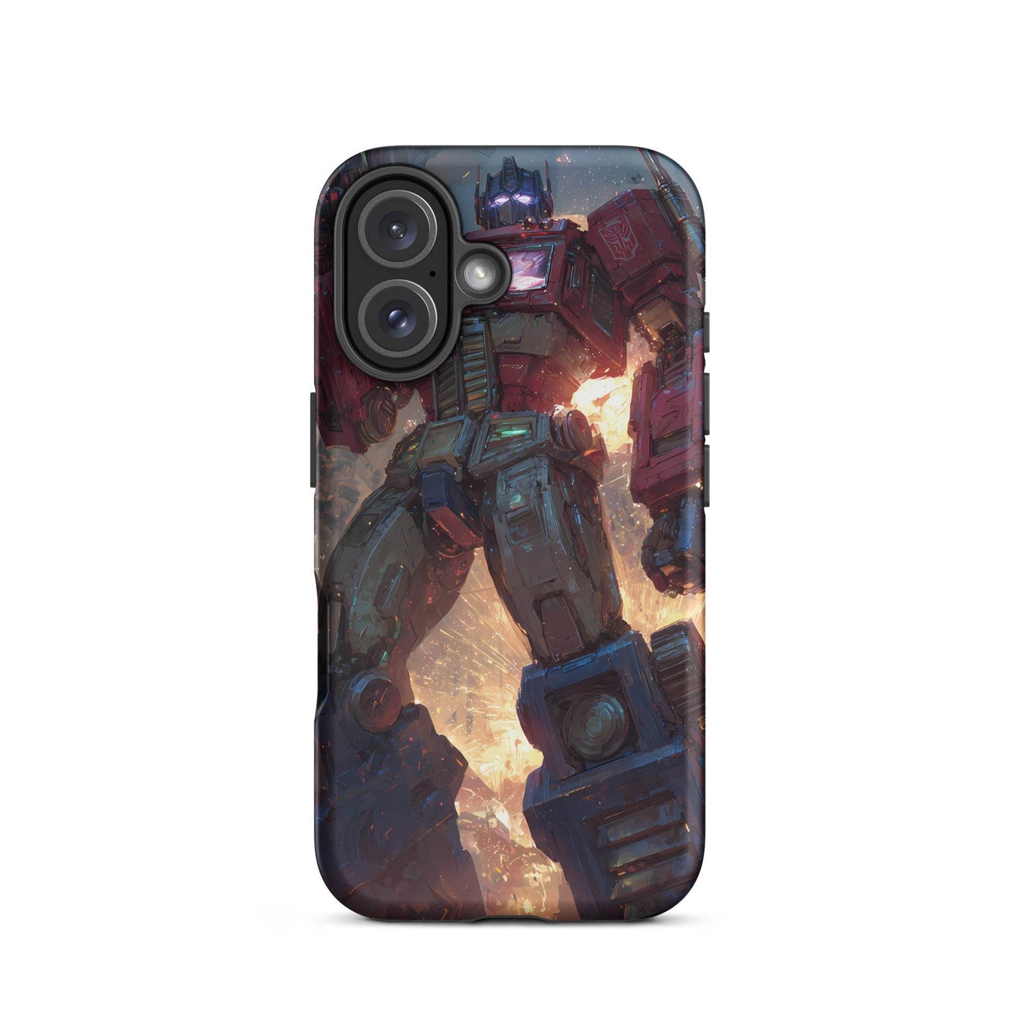 Optimus Prime Transformers Anime Fan Art Tough Case for iPhone® - Chromavolt