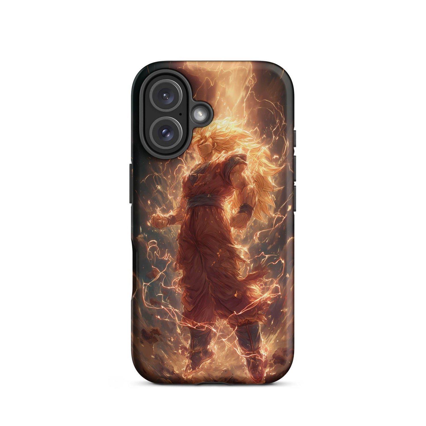 Super Saiyan 3 Goku, Dragon Ball Z Anime Fan Art Tough Case for iPhone® - Chromavolt