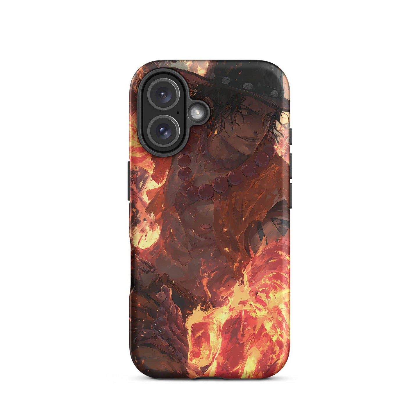 Fire Fist Ace, One Piece Portgas D. Ace Anime Fan Art Tough Case for iPhone® - Chromavolt