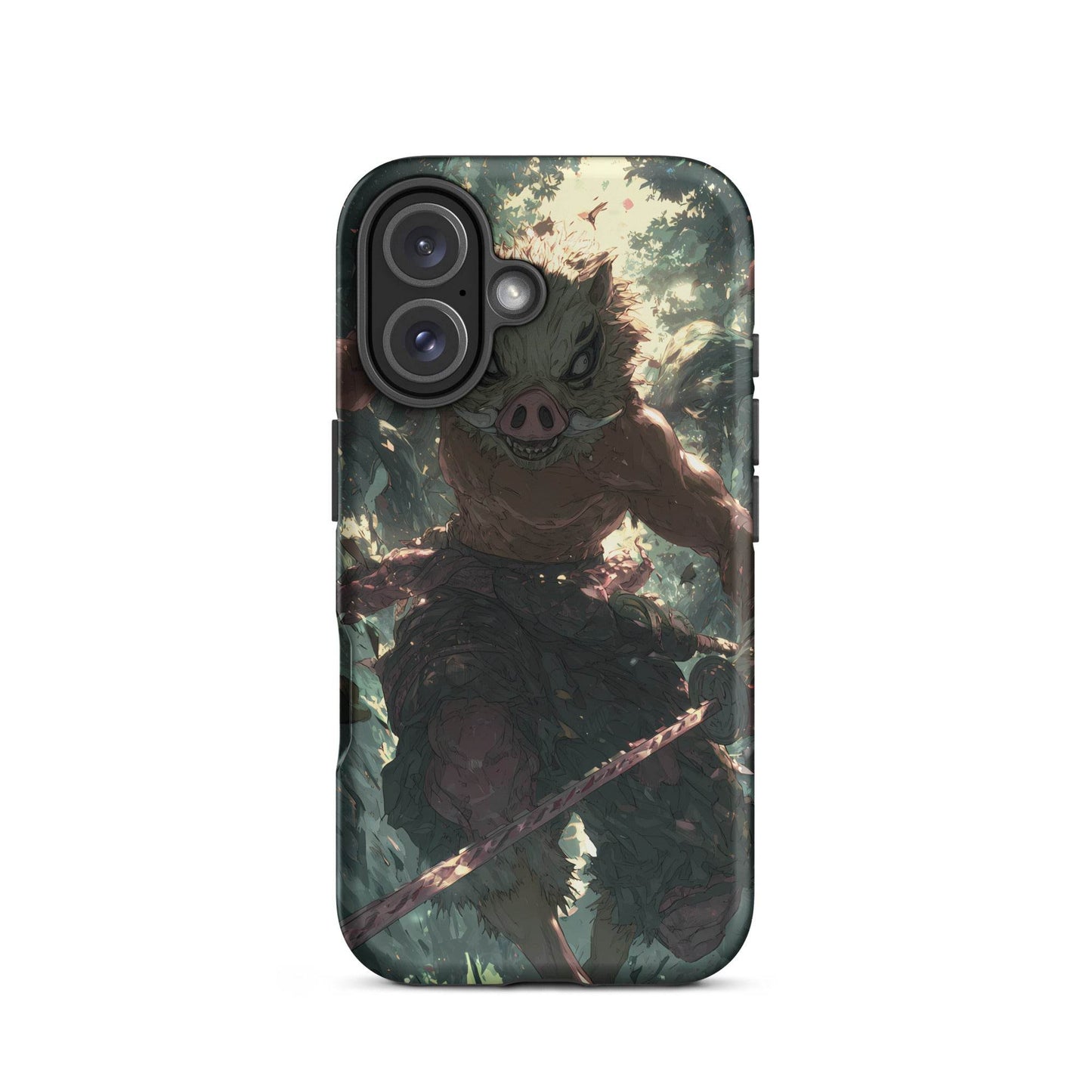 Inosuke Hashibira Demon Slayer Anime Fan Art Tough Case for iPhone® - Chromavolt