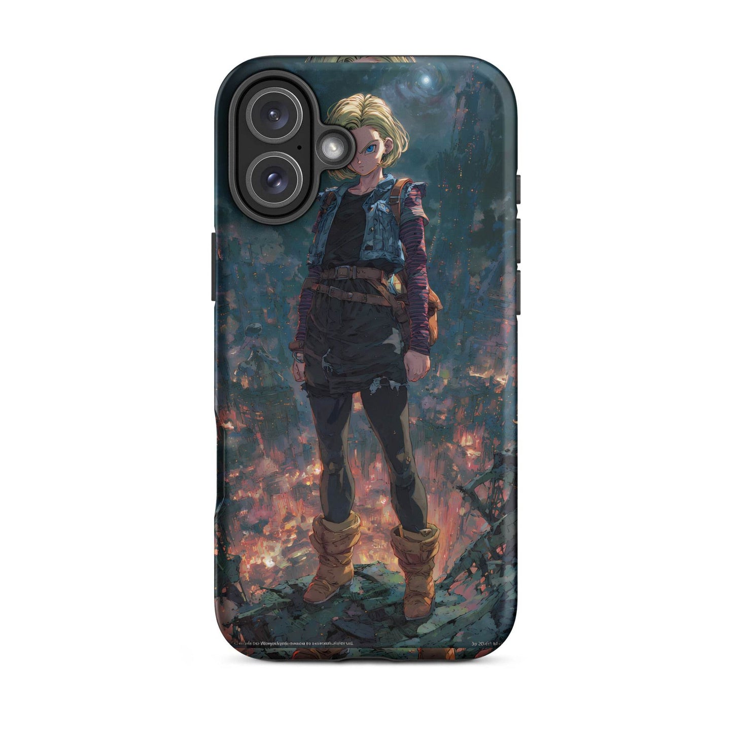 Android 18 Dragon Ball Z Anime Tough Case for iPhone® - Chromavolt