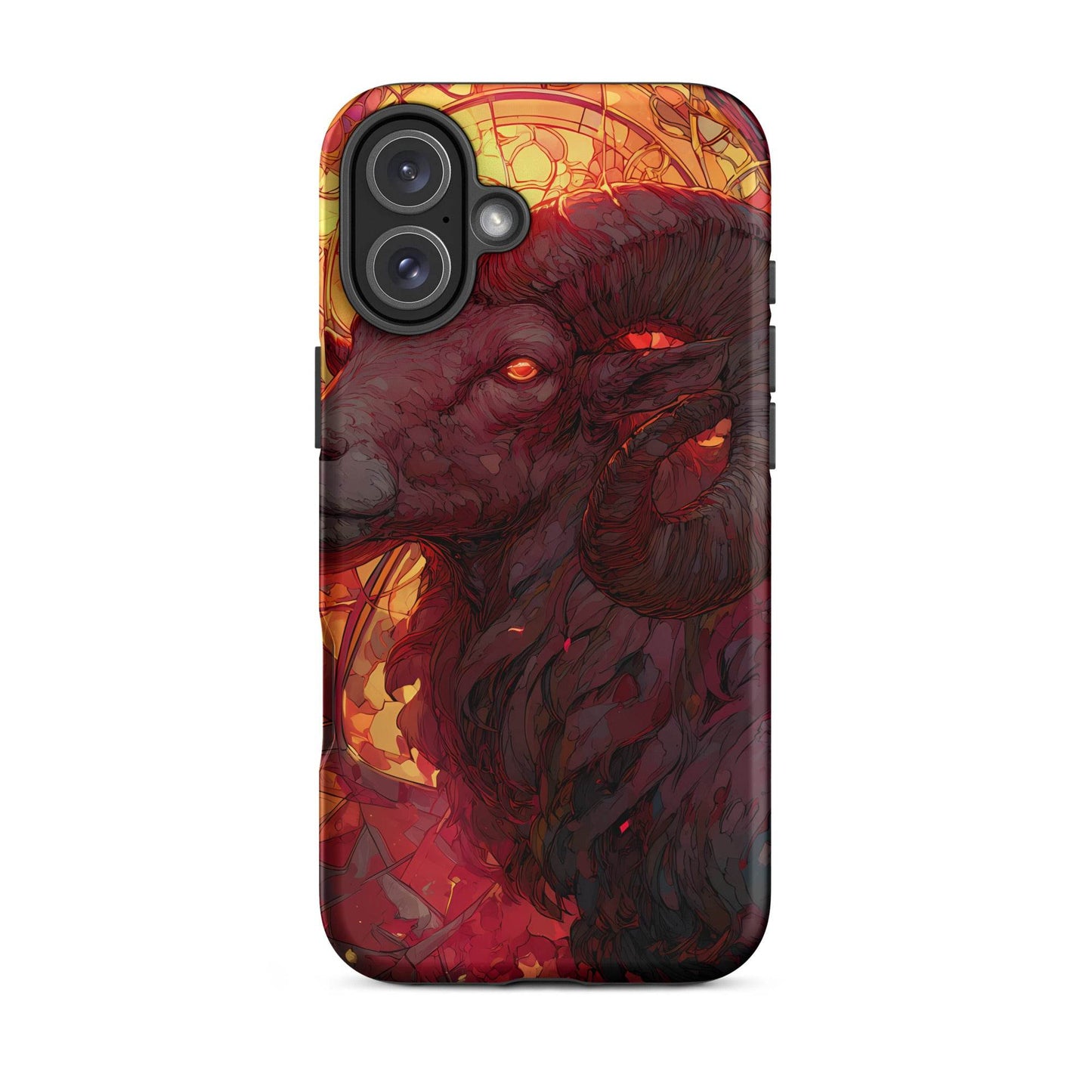 Aries Zodiac Sign Fan Art Tough Case for iPhone® - Chromavolt