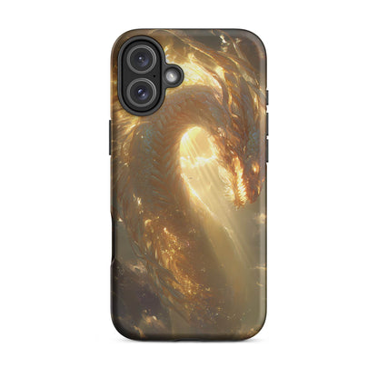 Light Dragon: The Celestial Flame Tough Case for iPhone® - Chromavolt
