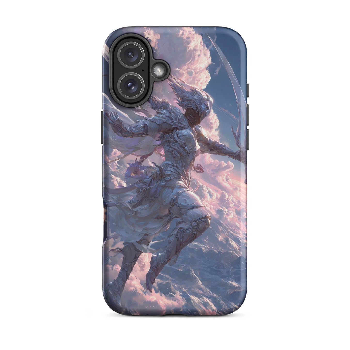 Wind Elemental Knight, Original Anime Art Tough Case for iPhone® - Chromavolt