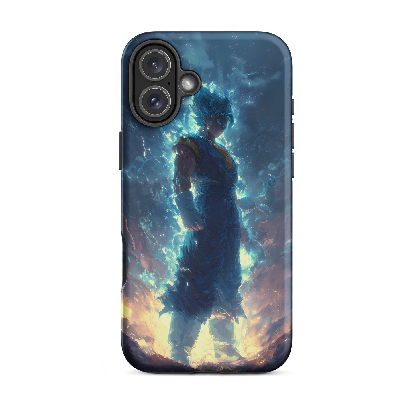 Super Saiyan Blue Vegito, Dragon Ball Super Anime Fan Art Tough Case for iPhone® - Chromavolt
