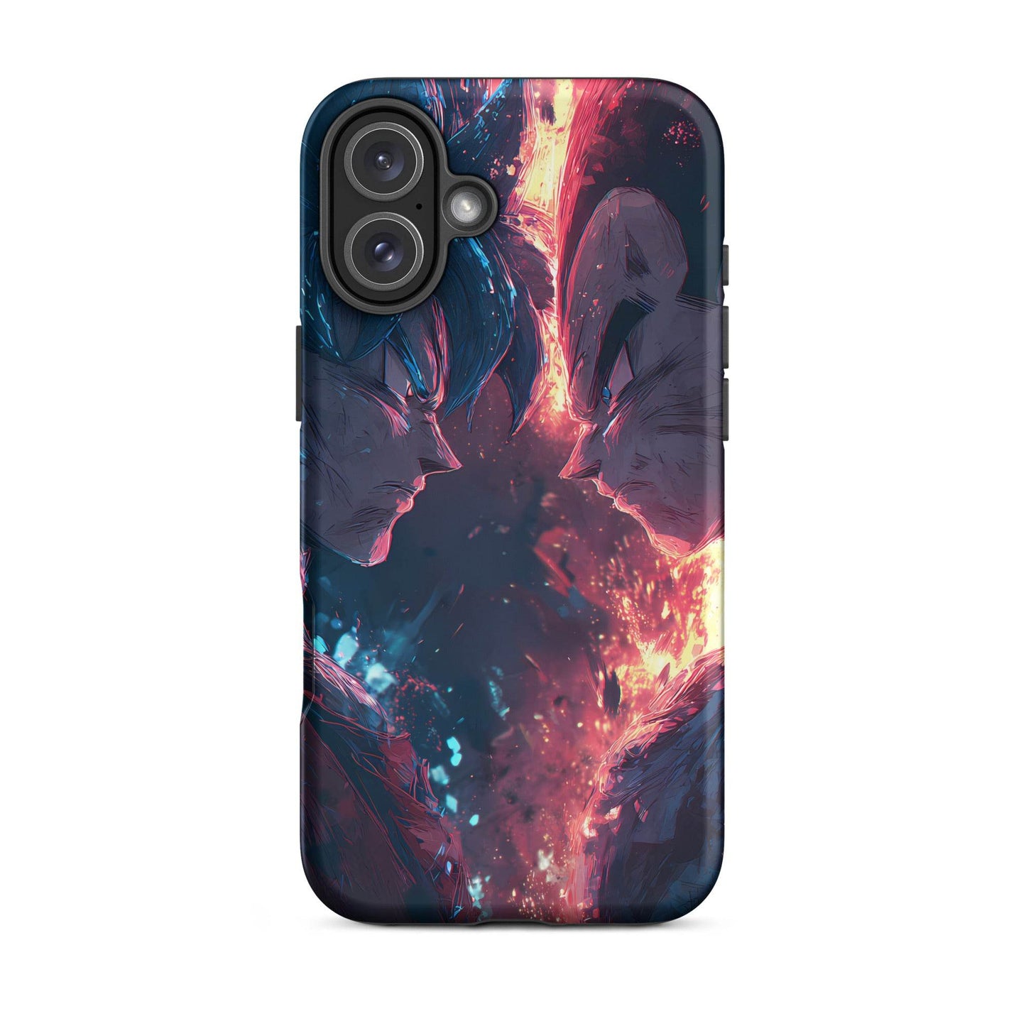 Goku Vs Vegeta, Dragon Ball Z Anime Fan Art Tough Case for iPhone® - Chromavolt