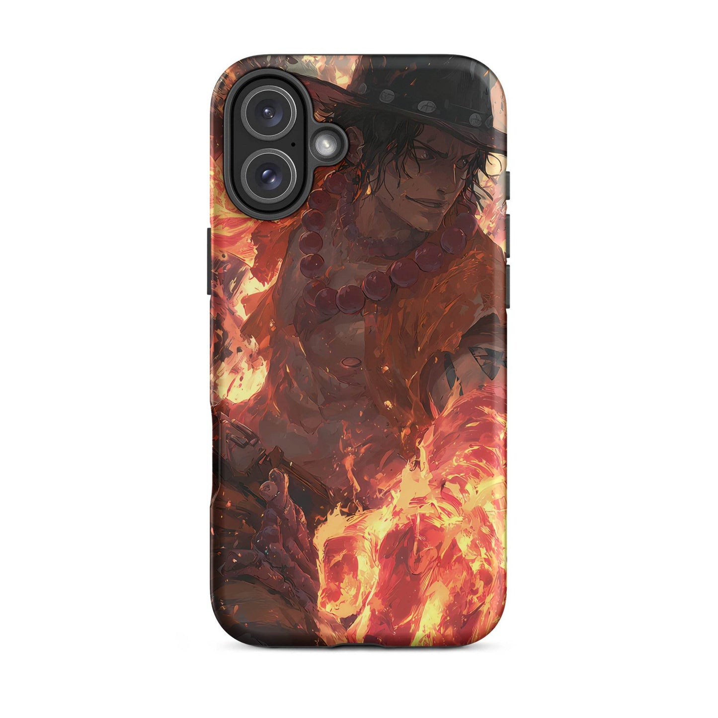 Fire Fist Ace, One Piece Portgas D. Ace Anime Fan Art Tough Case for iPhone® - Chromavolt