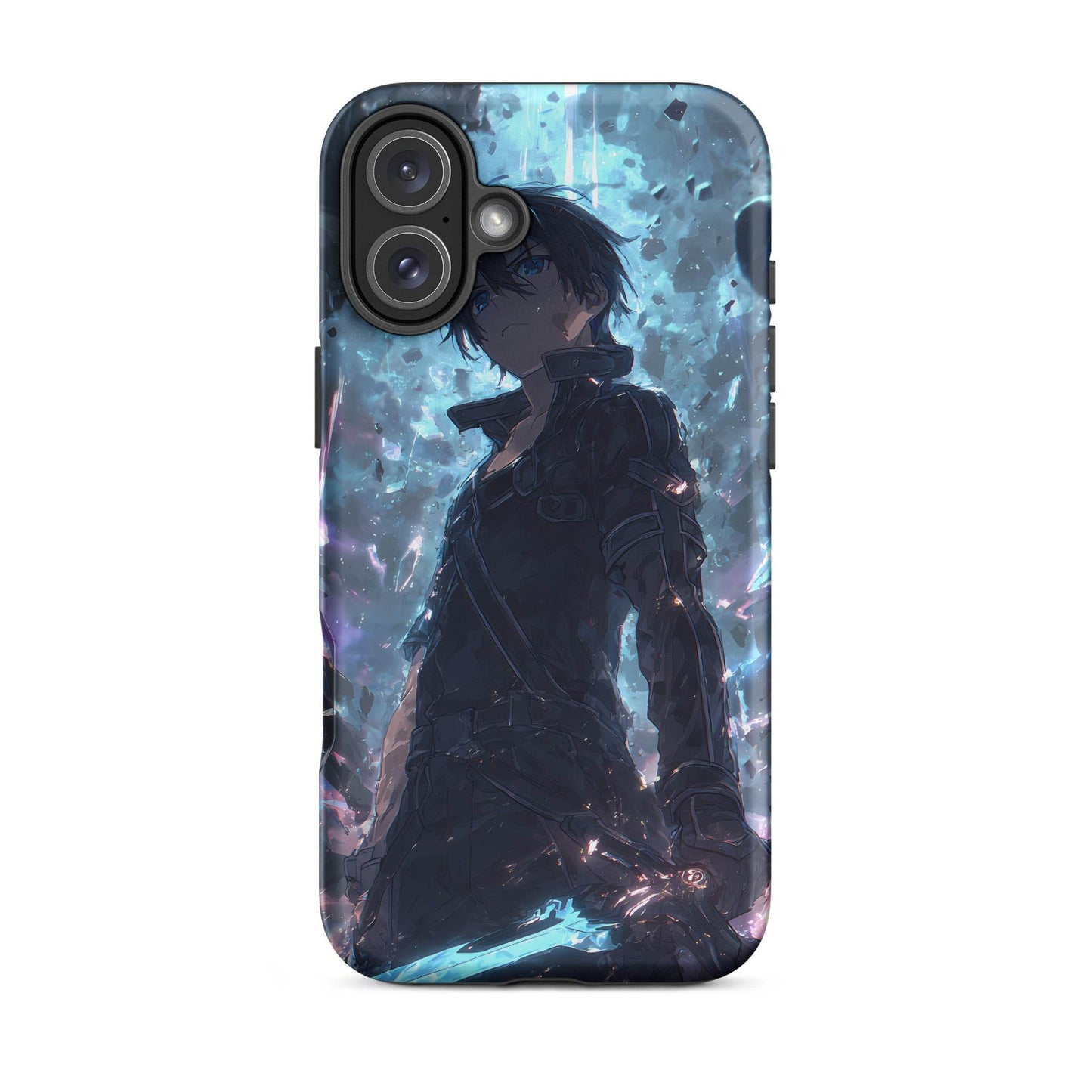 Kirito Kirigaya Sword Art Online Anime Fan Art Tough Case for iPhone® - Chromavolt