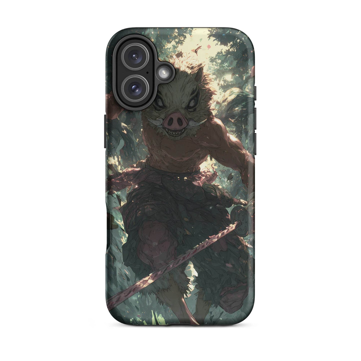 Inosuke Hashibira Demon Slayer Anime Fan Art Tough Case for iPhone® - Chromavolt