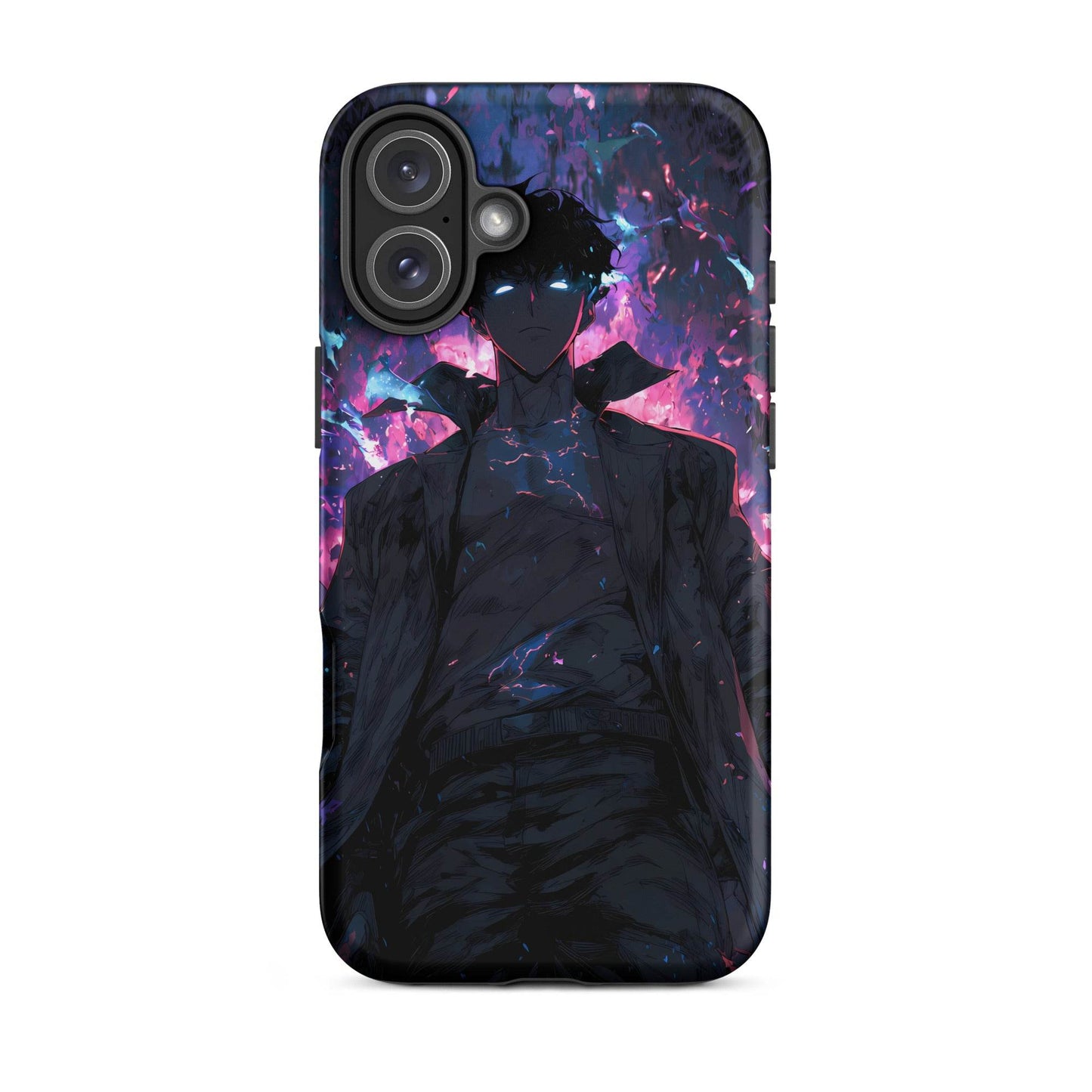 Solo Leveling Sung Jin Woo Anime Fan Art Tough Case for iPhone® - Chromavolt
