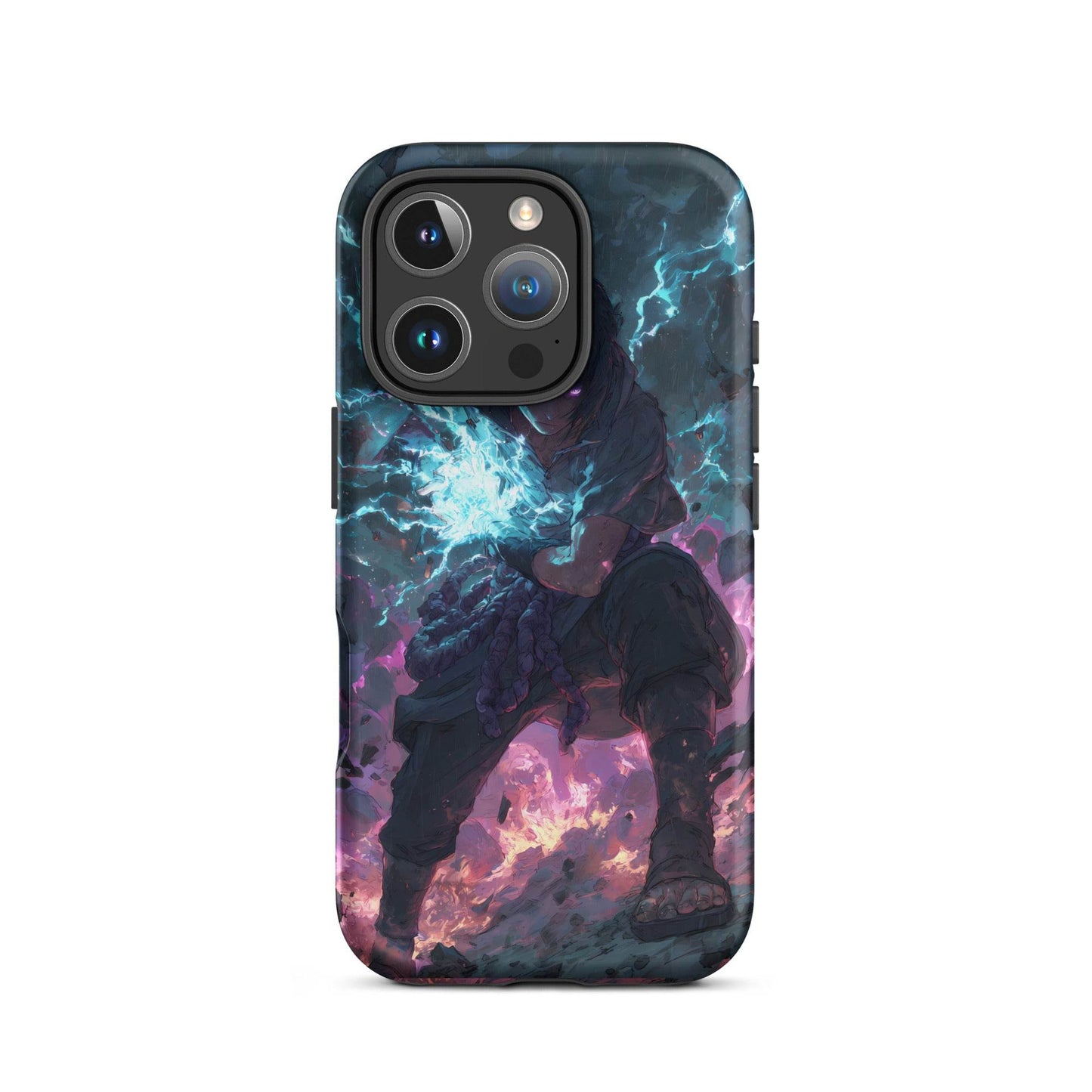 Sasuke Uchiha Chidori, Naruto Shippuden Tough Case for iPhone® - Chromavolt