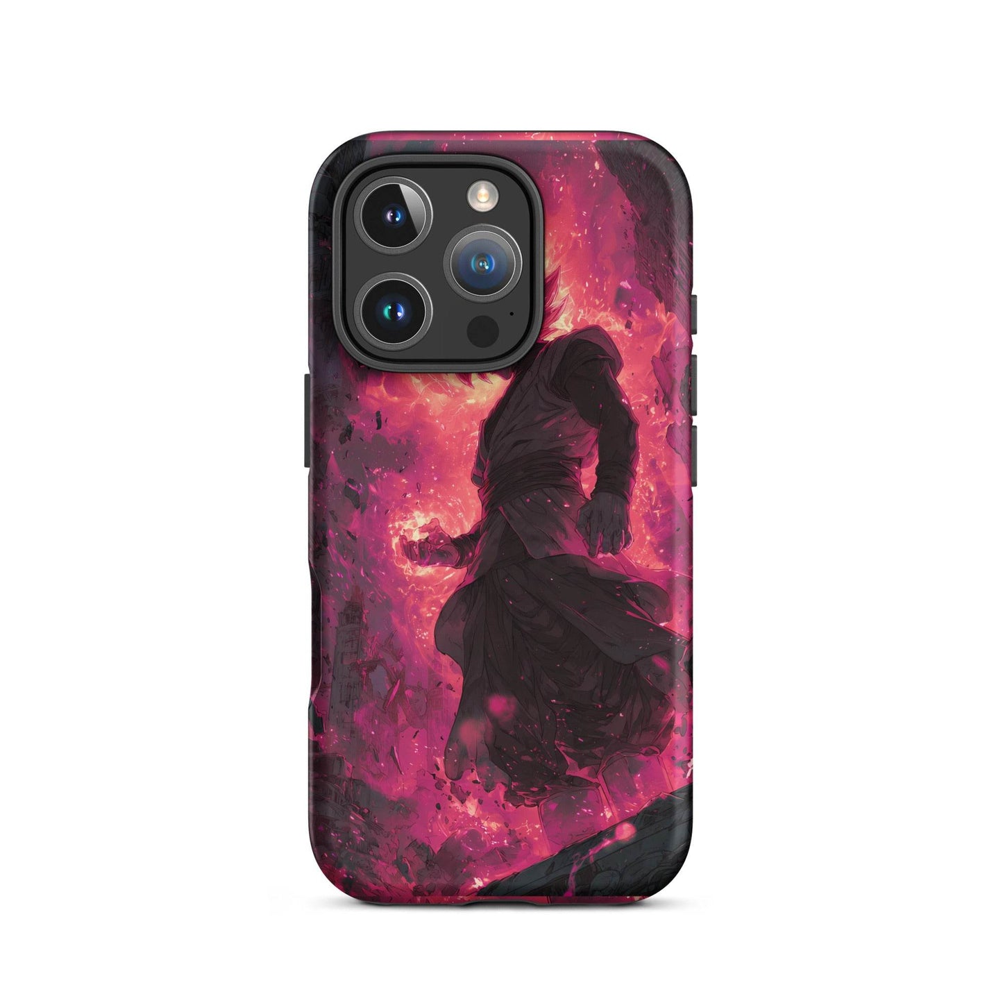 Zamasu Goku Black, Pink Rose Super Saiyan Dragon Ball Tough Case for iPhone® - Chromavolt