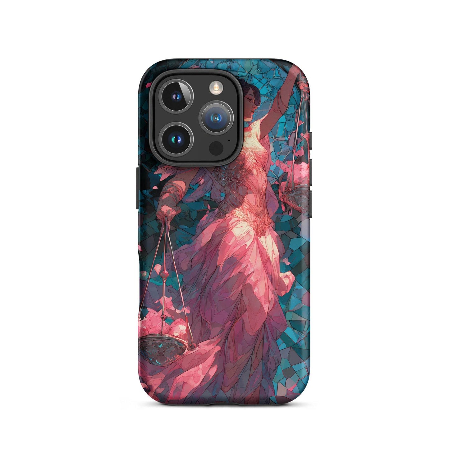 Libra Zodiac Sign Fan Art Tough Case for iPhone® - Chromavolt