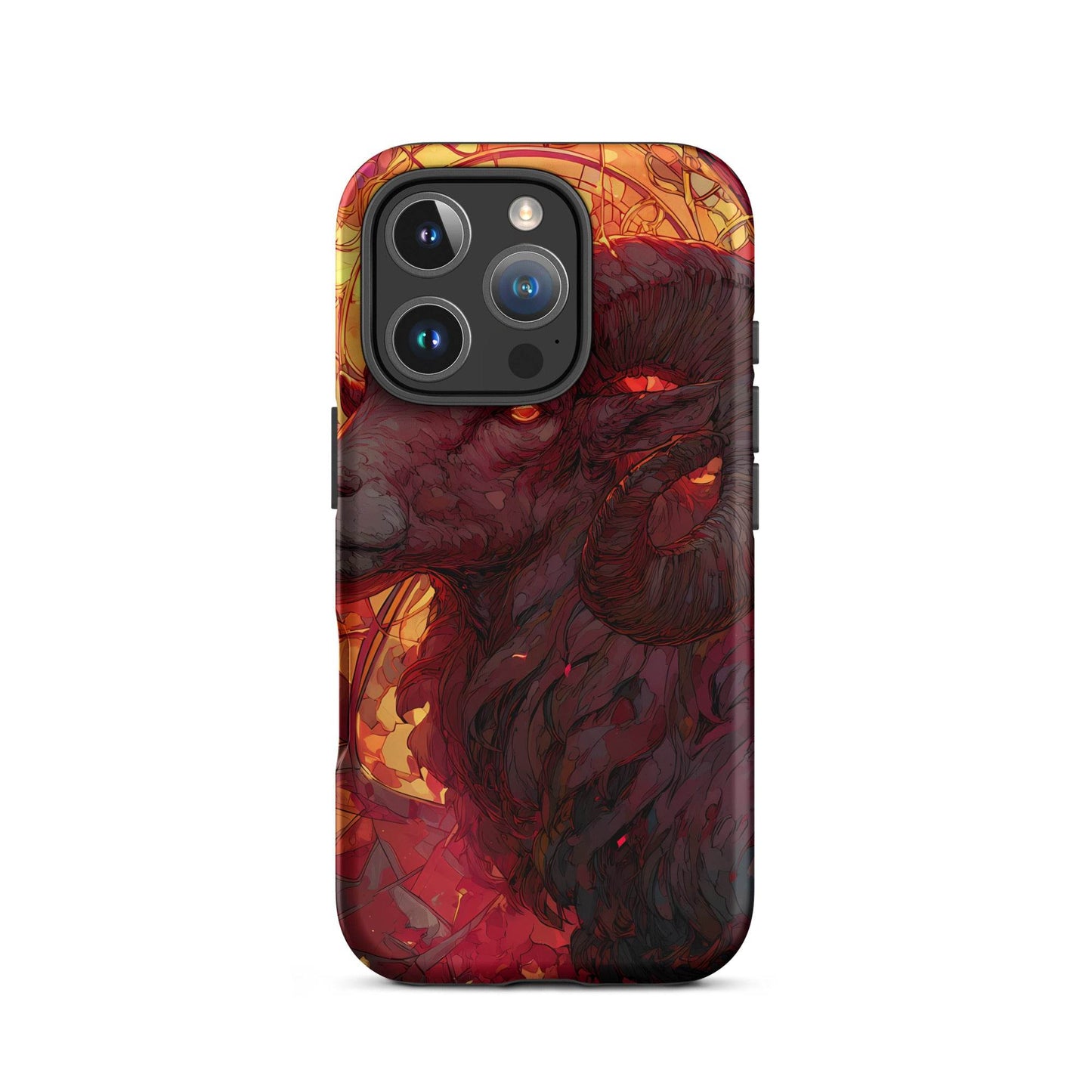 Aries Zodiac Sign Fan Art Tough Case for iPhone® - Chromavolt