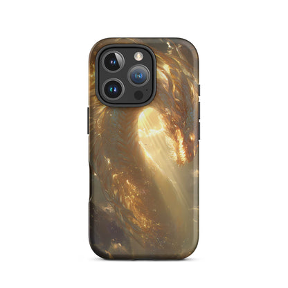 Light Dragon: The Celestial Flame Tough Case for iPhone® - Chromavolt