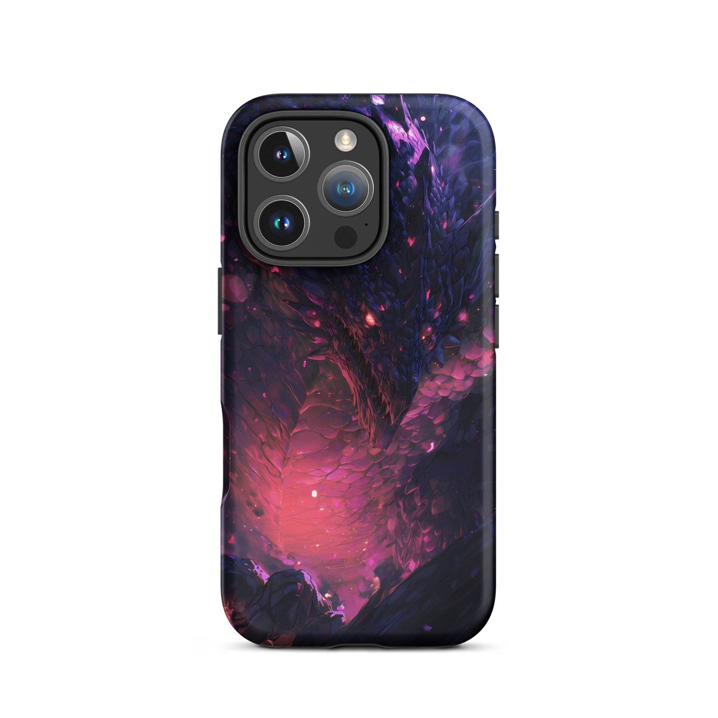 Darkness Dragon: The Void Warden Tough Case for iPhone® - Chromavolt
