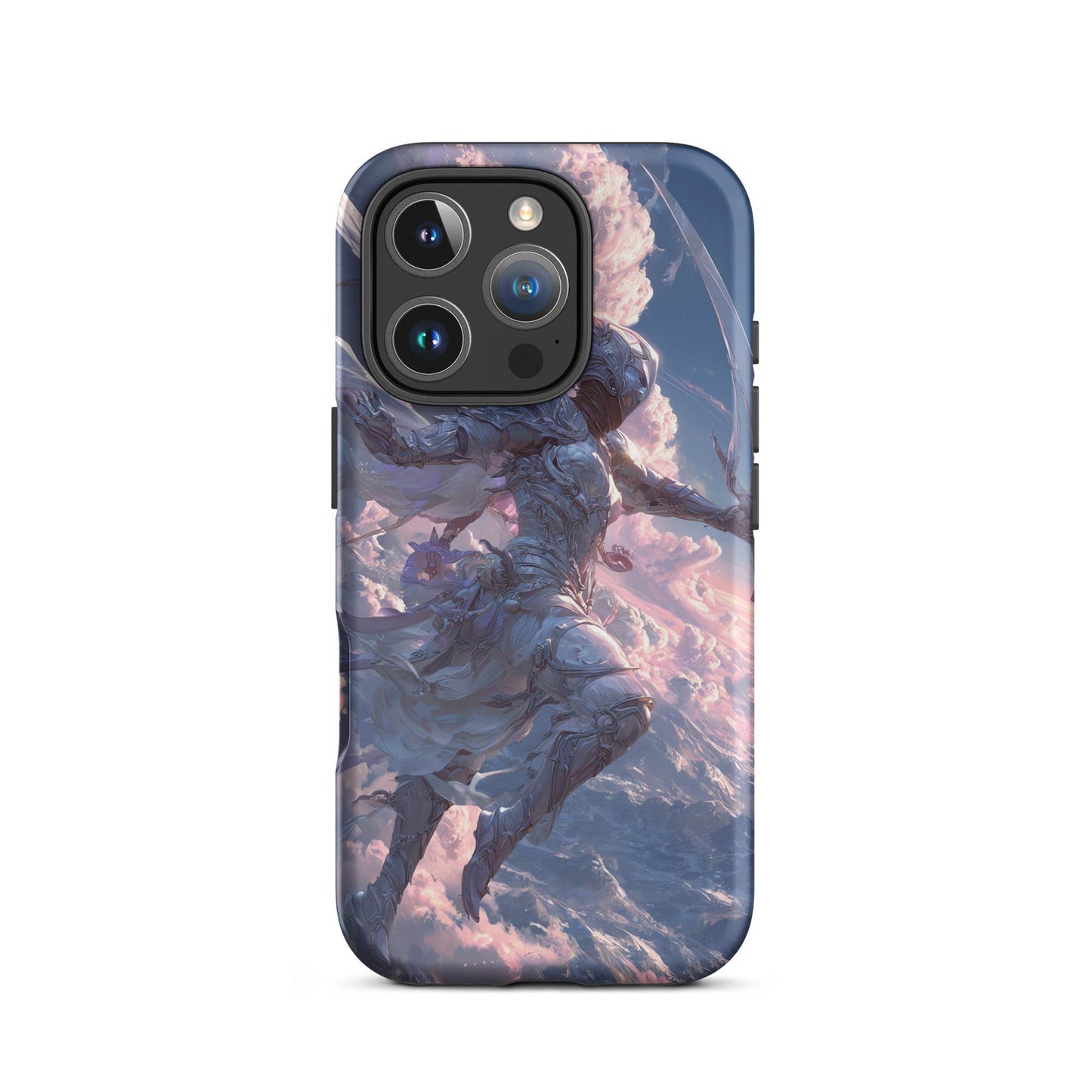 Wind Elemental Knight, Original Anime Art Tough Case for iPhone® - Chromavolt